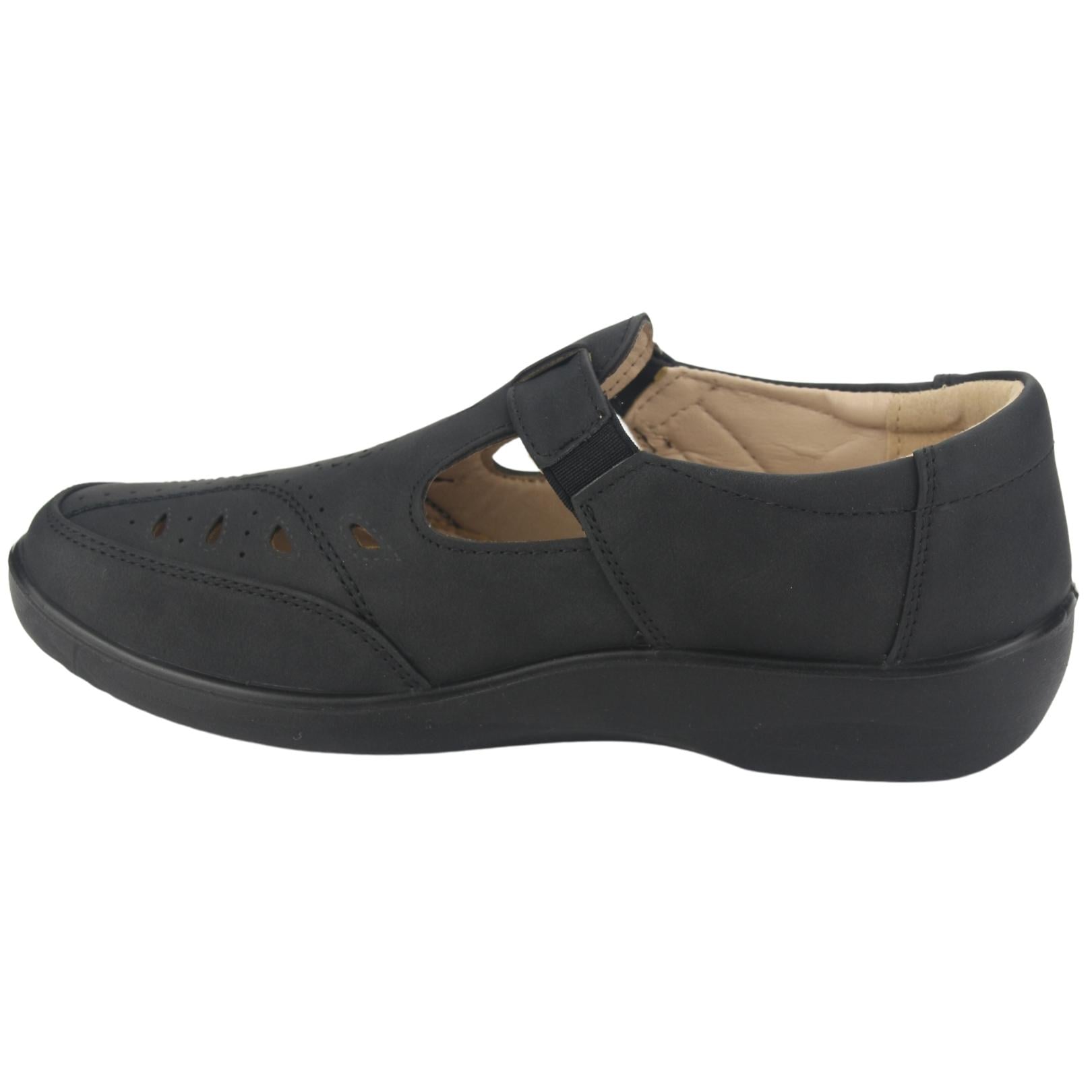 MOCASIN CHALADA MUJER DONG-1 NEGRO CASUAL - 2