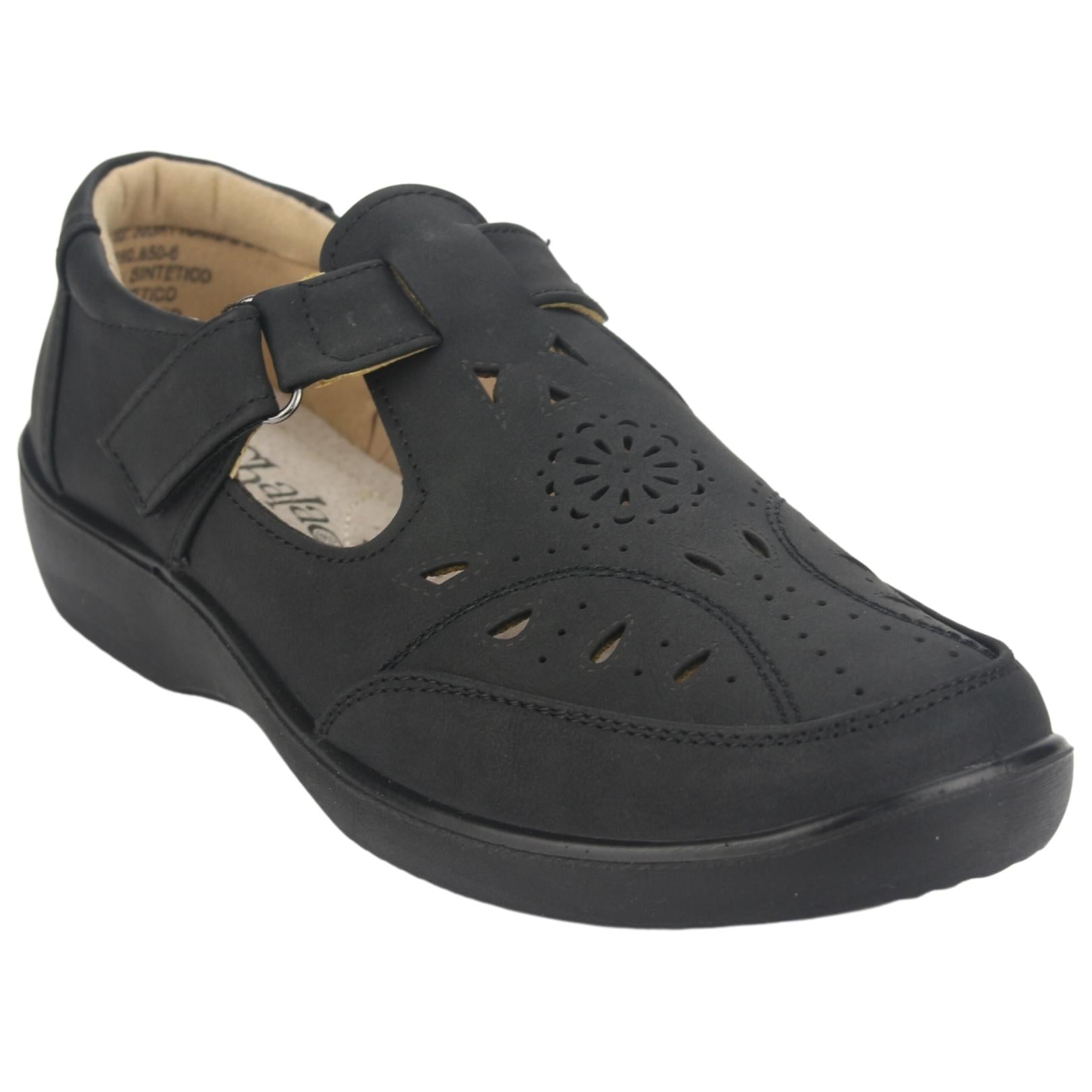 MOCASIN CHALADA MUJER DONG-1 NEGRO CASUAL - 3