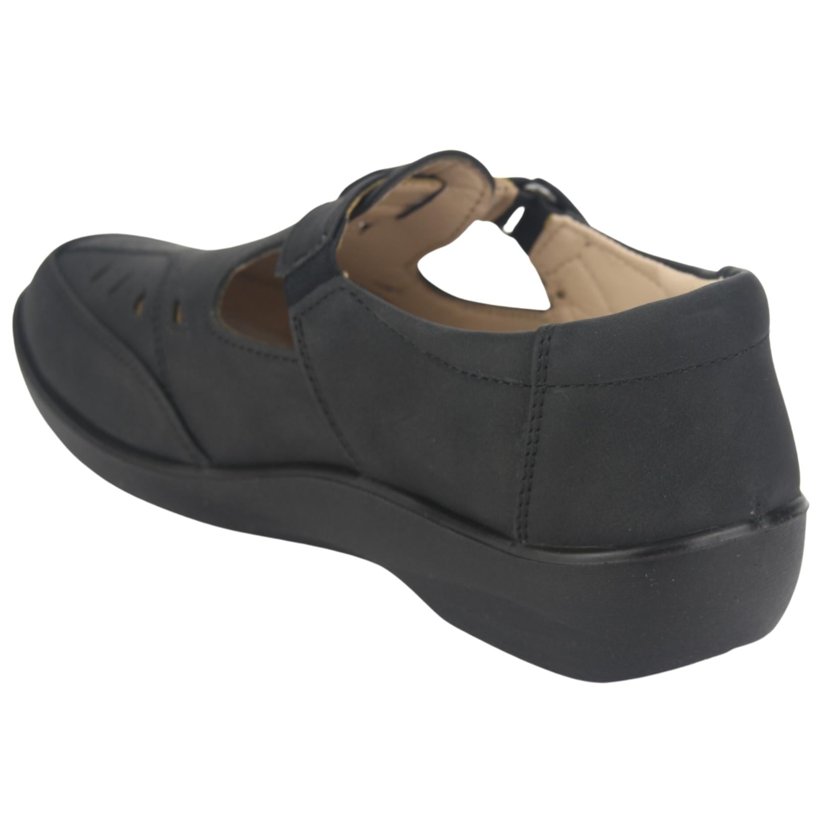 MOCASIN CHALADA MUJER DONG-1 NEGRO CASUAL - 4