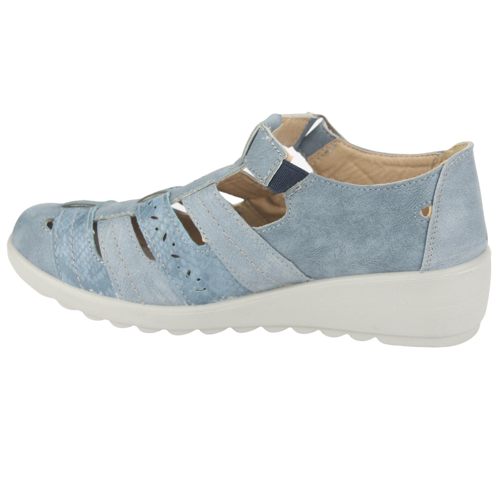 MOCASINES MUJER CHALADA AZUL DEZA-2 CASUAL - 2