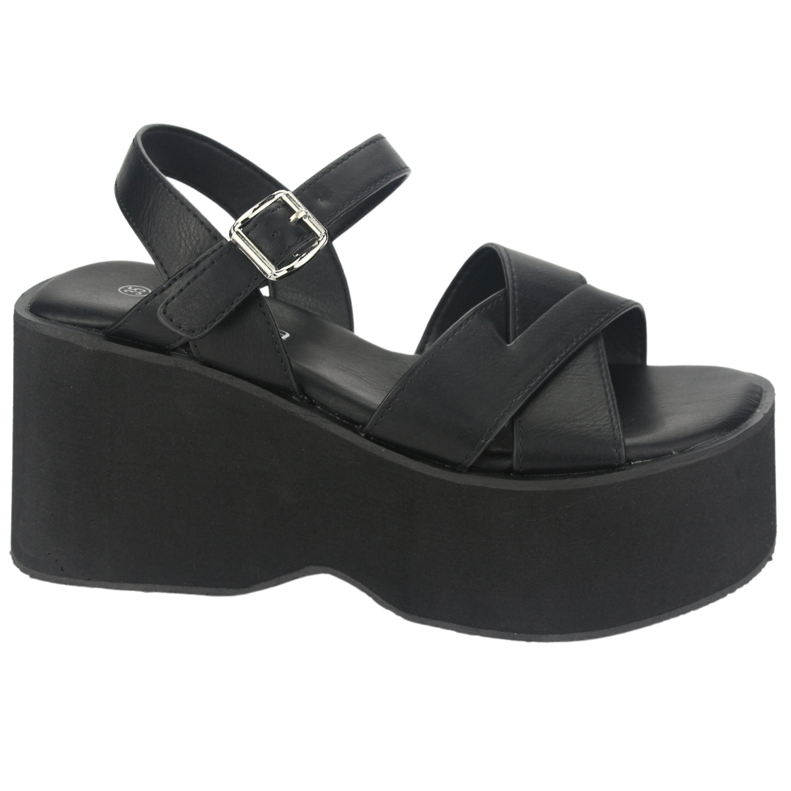 SANDALIAS MUJER CHALADA VERENA-5 NEGRO CASUAL - 1