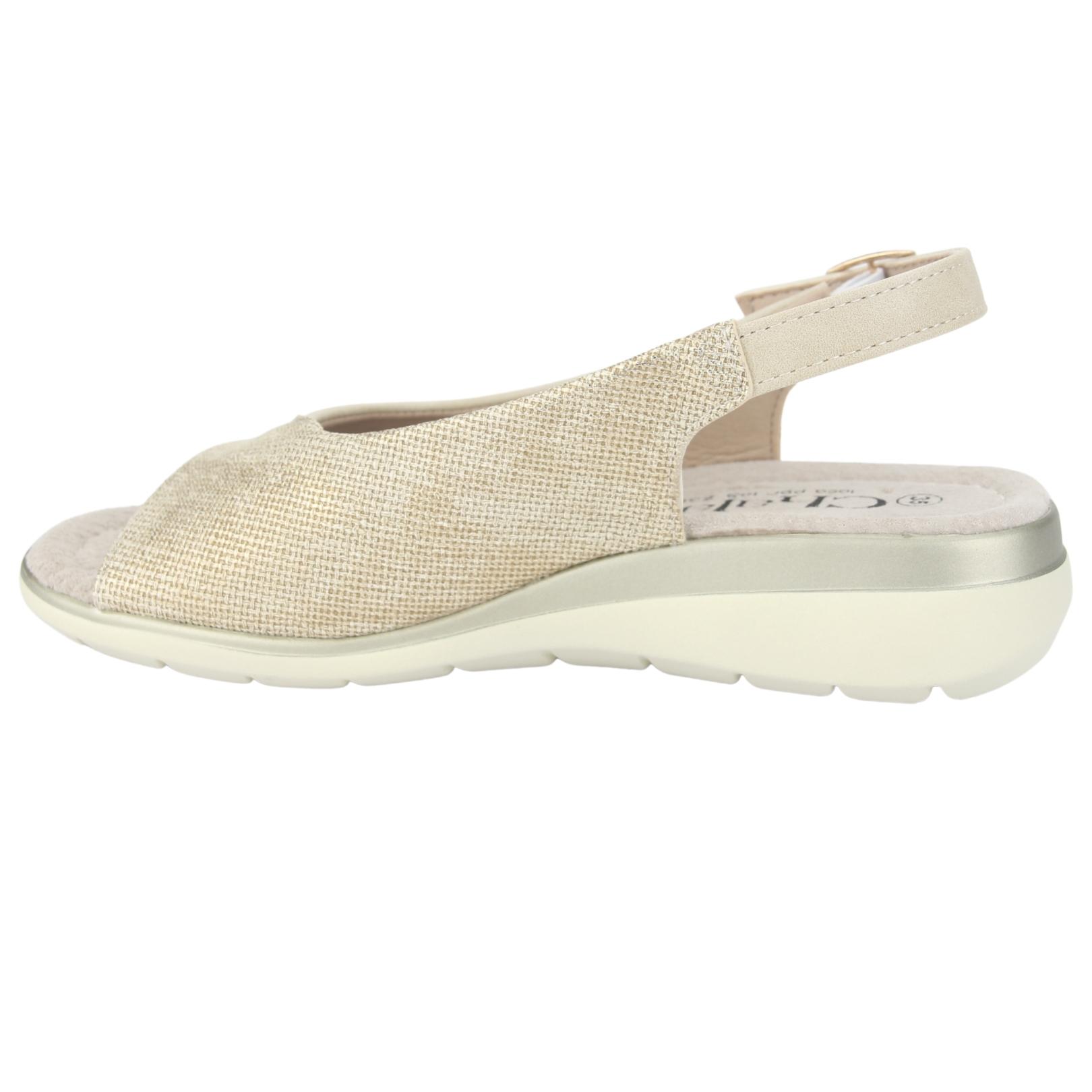 SANDALIAS MUJER CHALADA FLORO-5 BEIGE CASUAL - 2