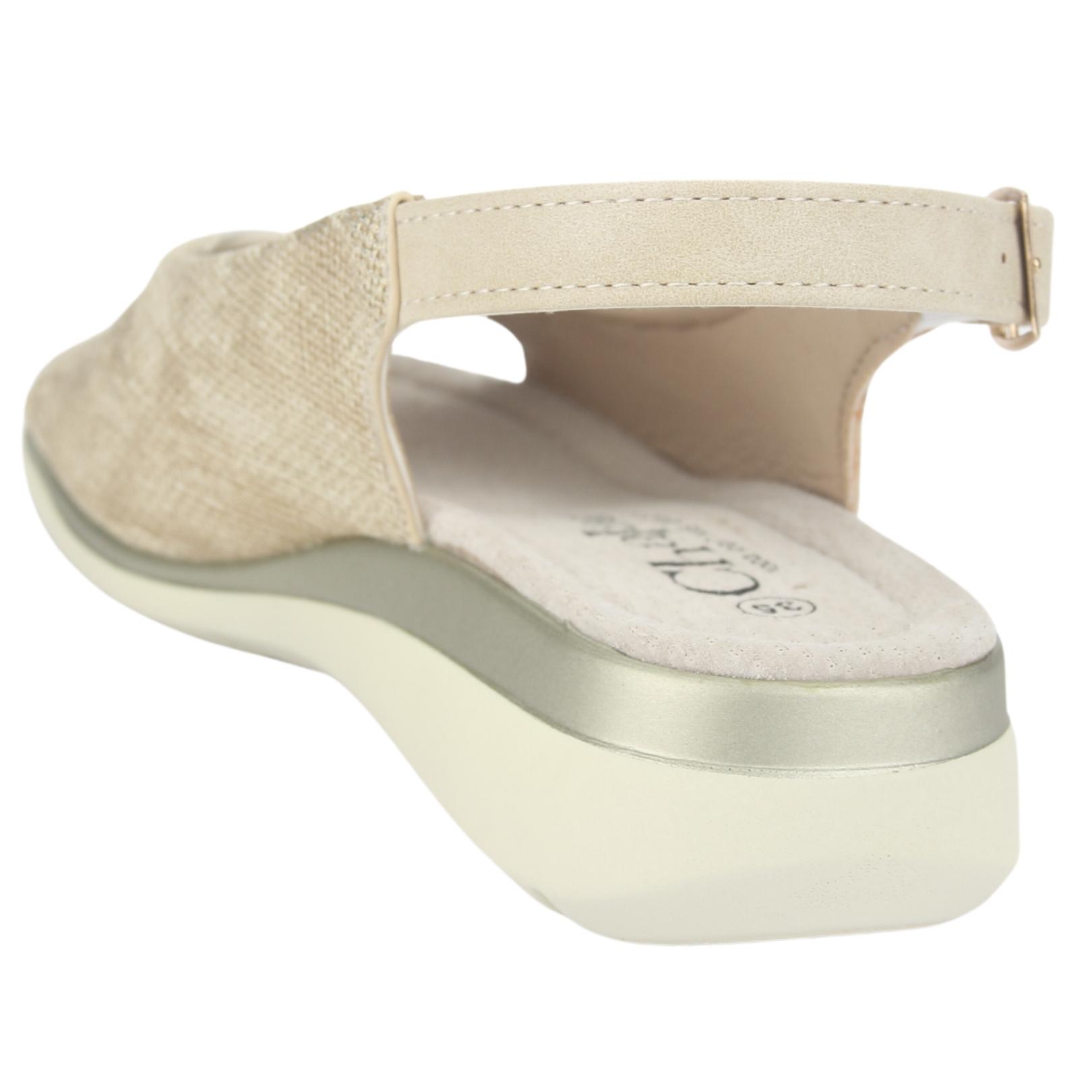 SANDALIAS MUJER CHALADA FLORO-5 BEIGE CASUAL - 4