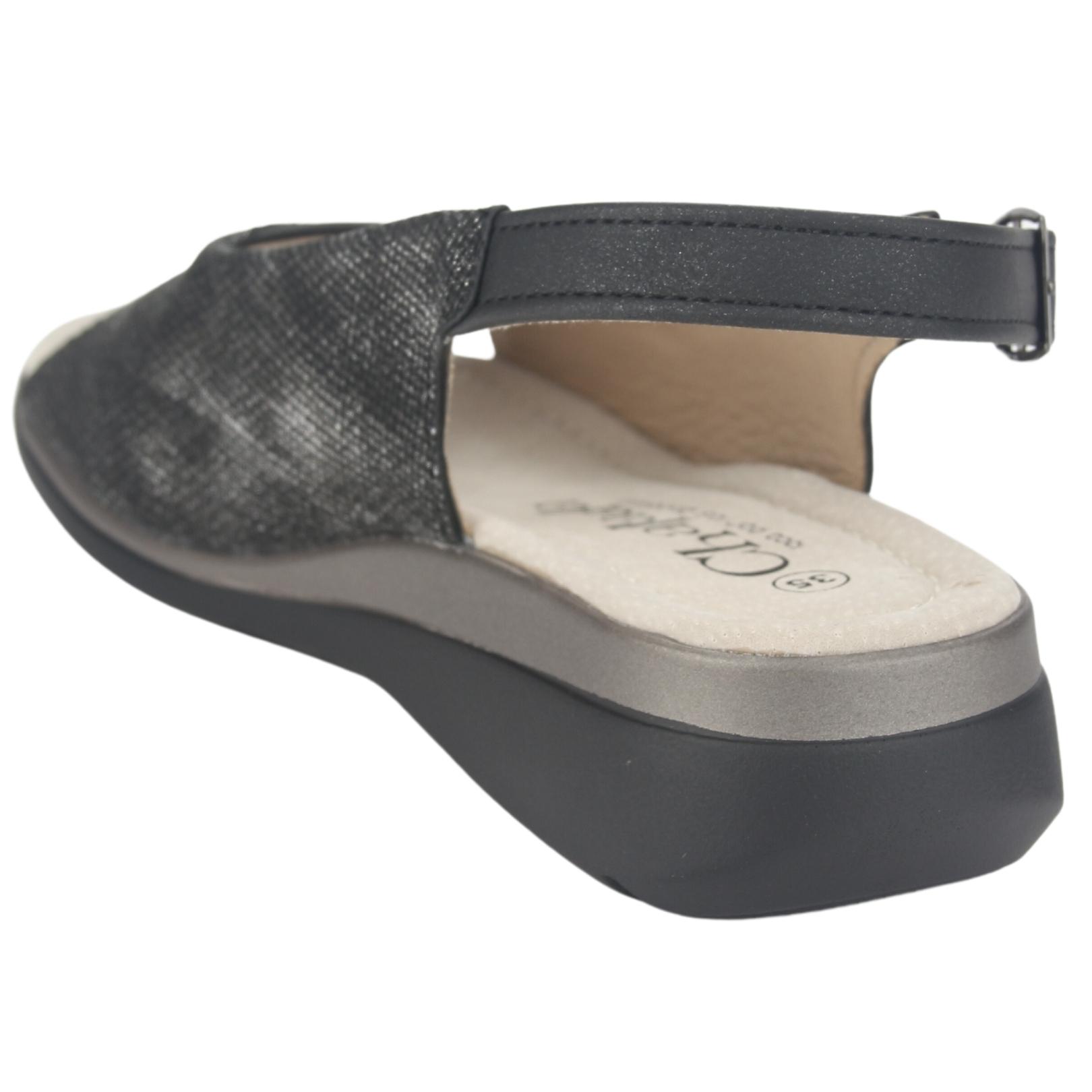 SANDALIA CHALADA MUJER FLORO-5 NEGRO CASUAL - 4