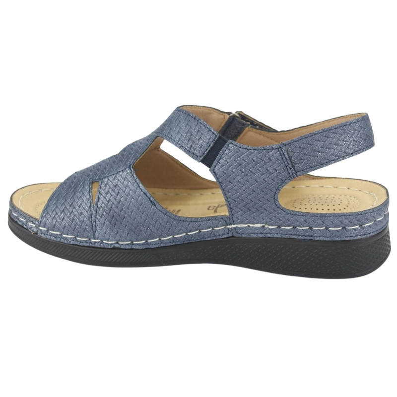 SANDALIAS MUJER CHALADA DIDI-2 AZUL CASUAL - 2