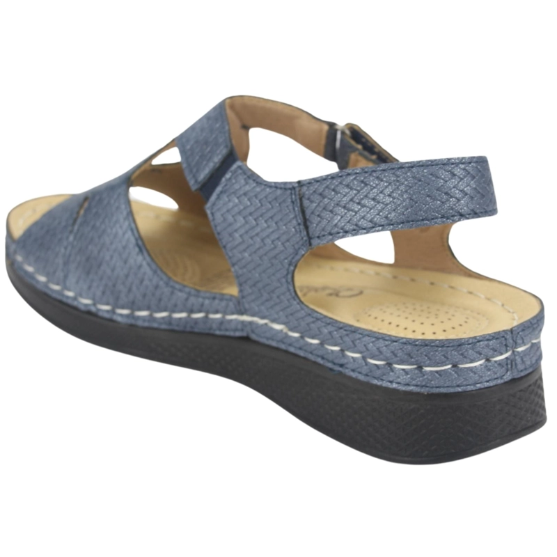 SANDALIAS MUJER CHALADA DIDI-2 AZUL CASUAL - 4