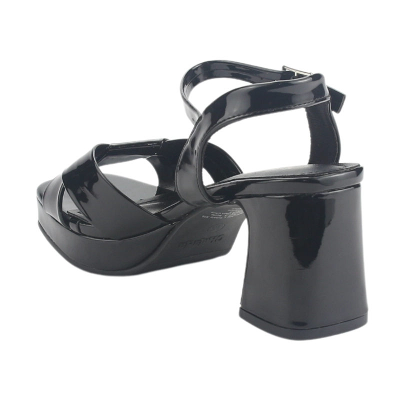 SANDALIAS MUJER CHALADA FLORA-1 NEGRO CASUAL - 4