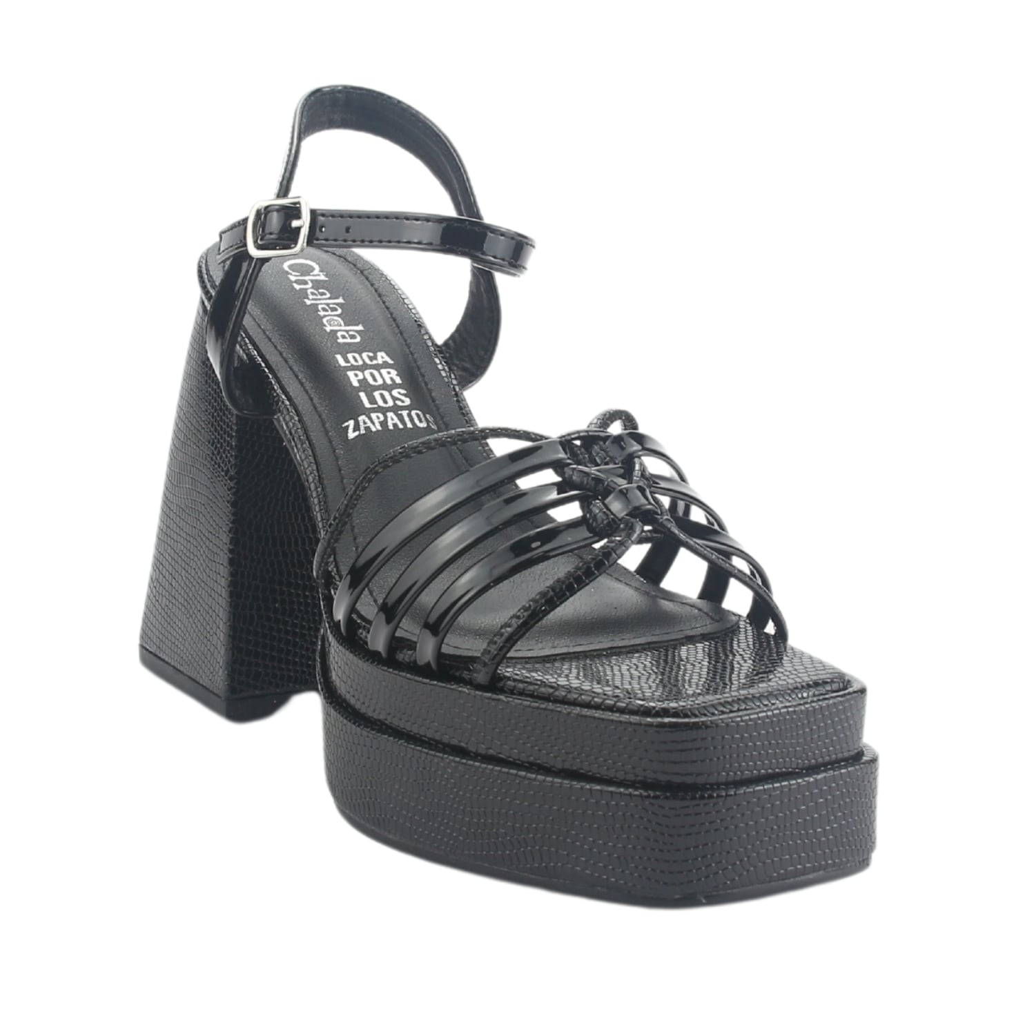 SANDALIAS MUJER CHALADA YAYA-2 NEGRO CASUAL - 3