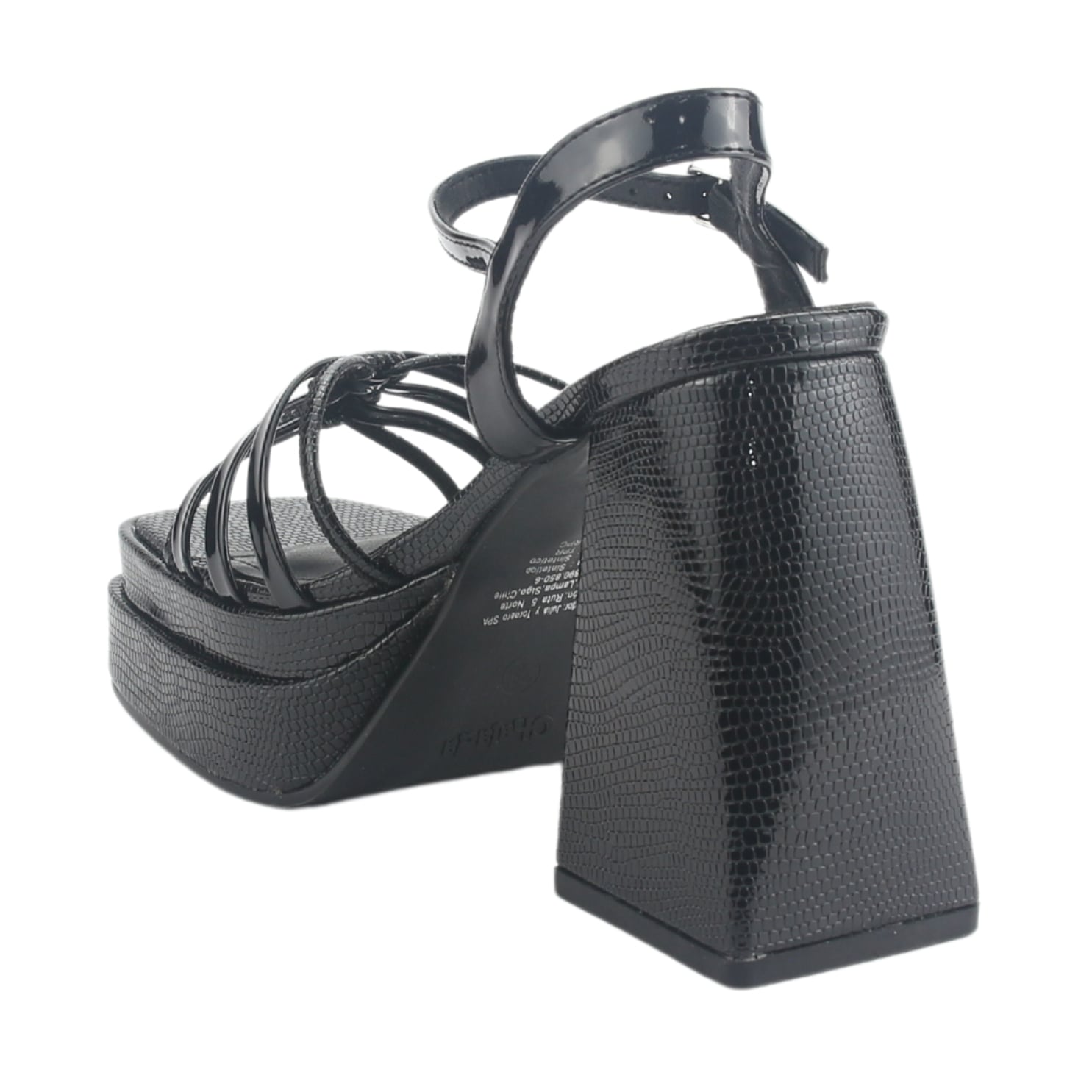 SANDALIAS MUJER CHALADA YAYA-2 NEGRO CASUAL - 4