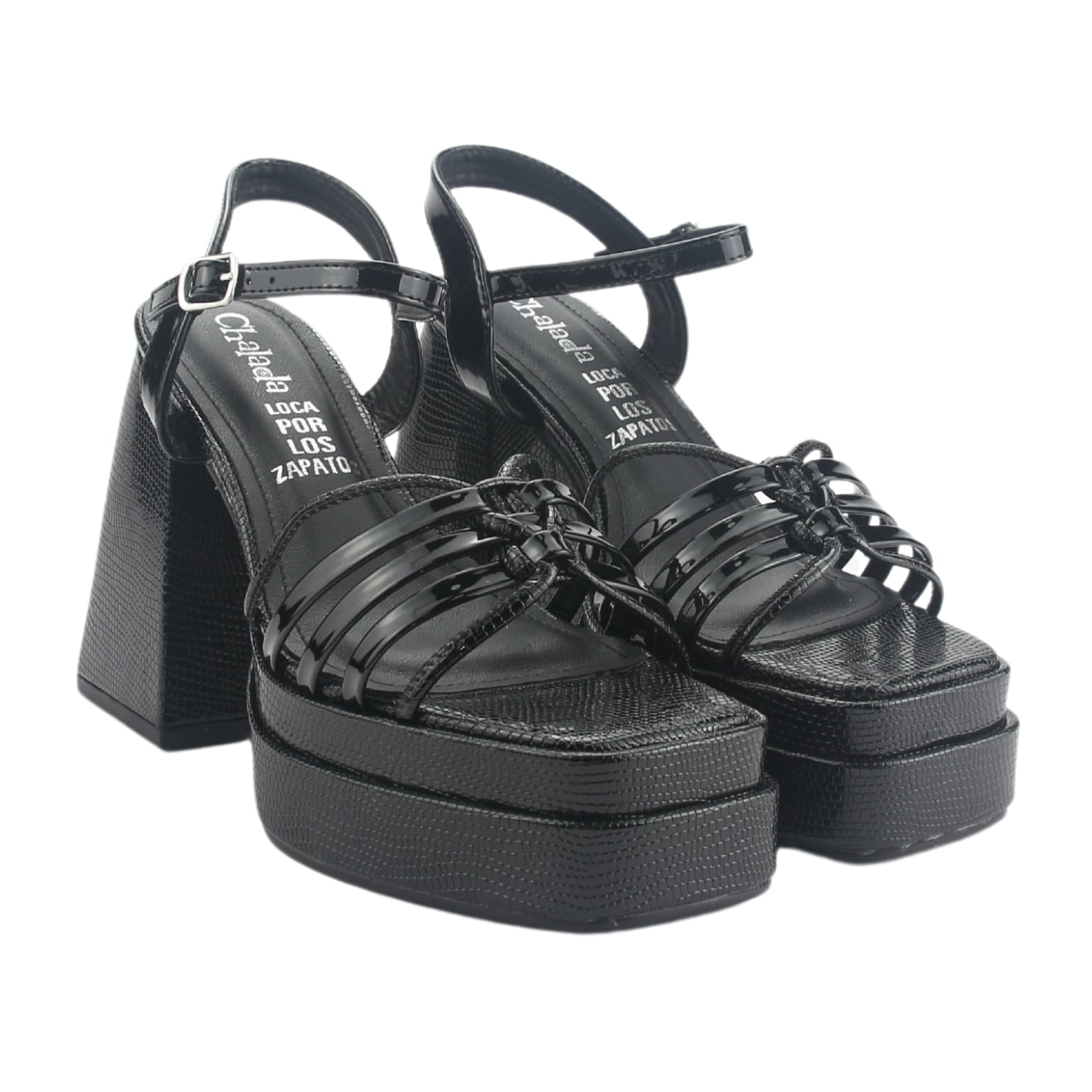 SANDALIAS MUJER CHALADA YAYA-2 NEGRO CASUAL - 5