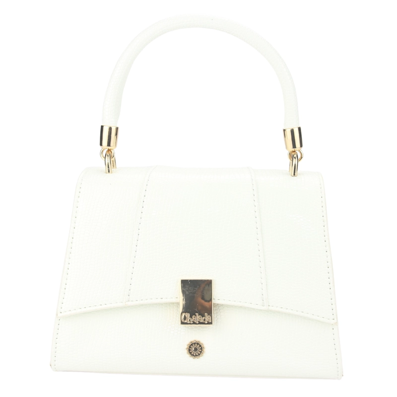 CARTERA BLANCO MUJER MODA CHALADA - 1