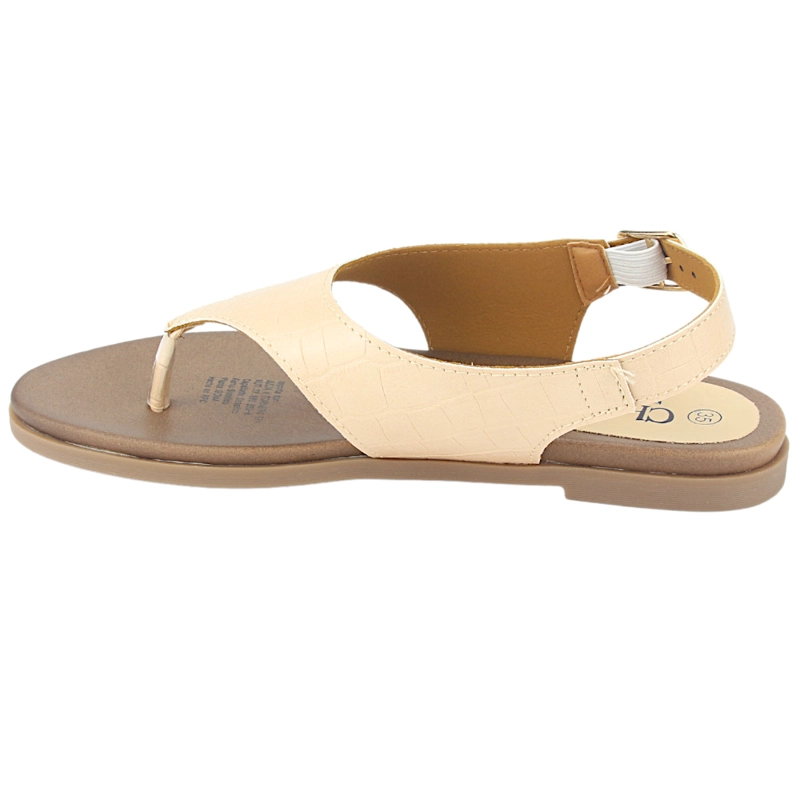 SANDALIAS MUJER CHALADA PRELA-13 BEIGE CASUAL - 2