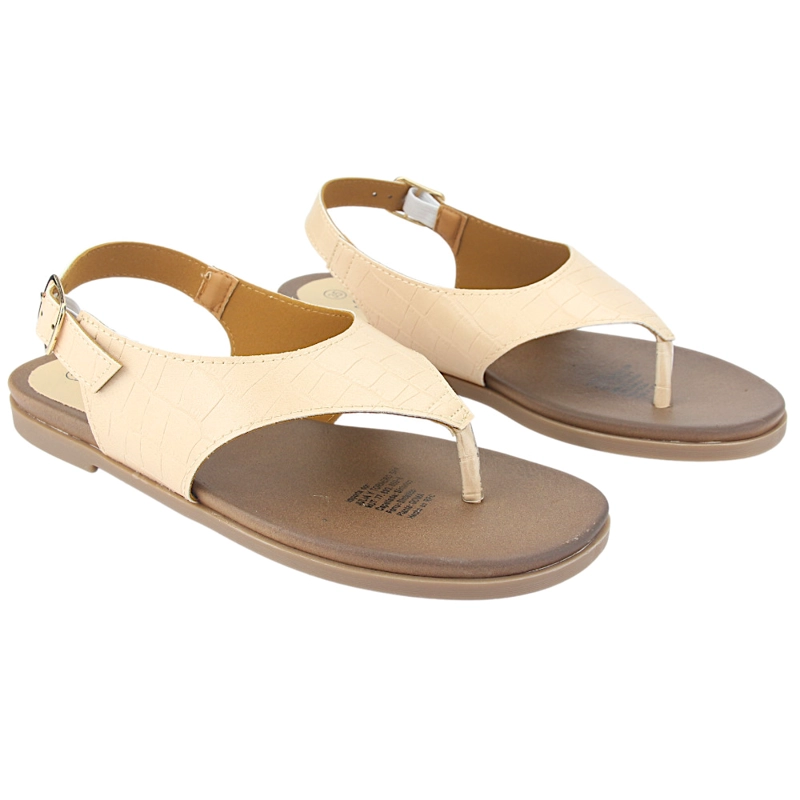 SANDALIAS MUJER CHALADA PRELA-13 BEIGE CASUAL - 4