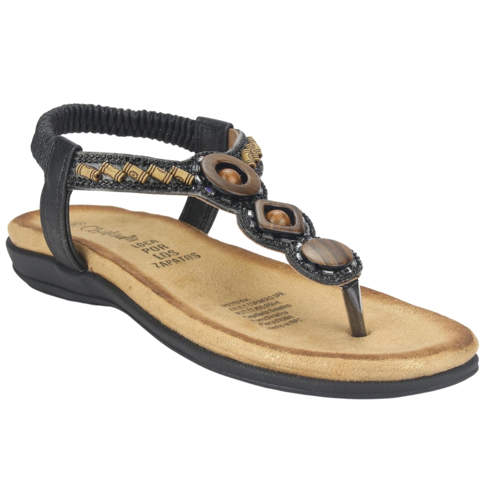 SANDALIAS MUJER CHALADA CLARA-6 NEGRO CASUAL - 3