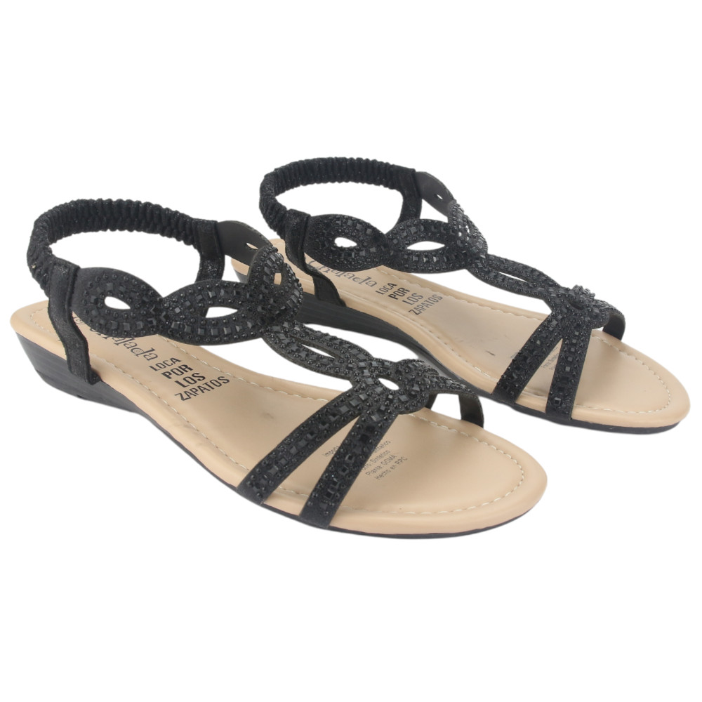 SANDALIA CHALADA MUJER CALL-16 NEGRO CASUAL - 4