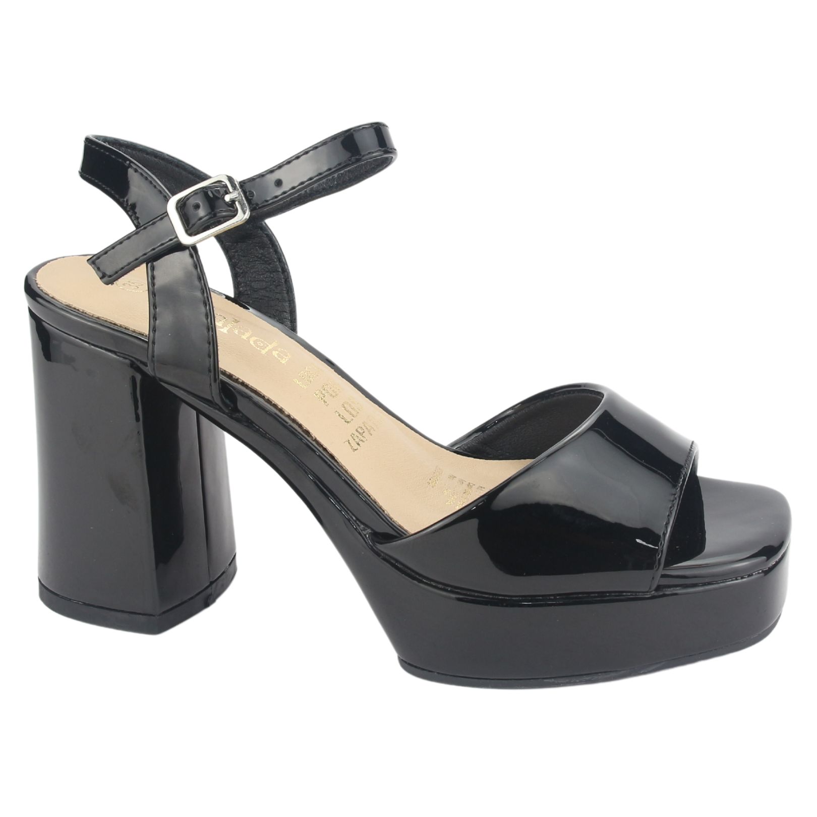 SANDALIAS MUJER CHALADA SUSSI-5 NEGRO CASUAL - 1
