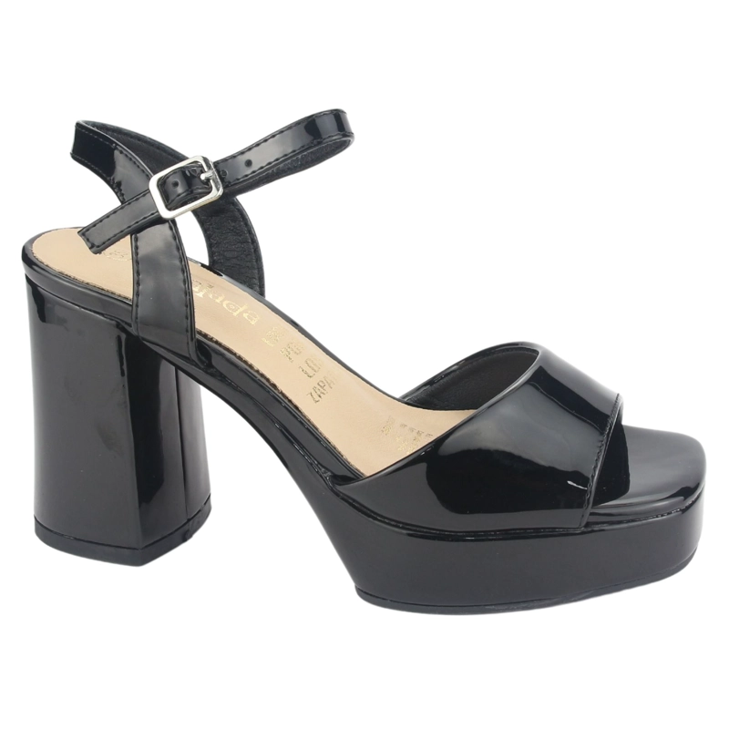 SANDALIAS MUJER CHALADA SUSSI-5 NEGRO CASUAL - 1