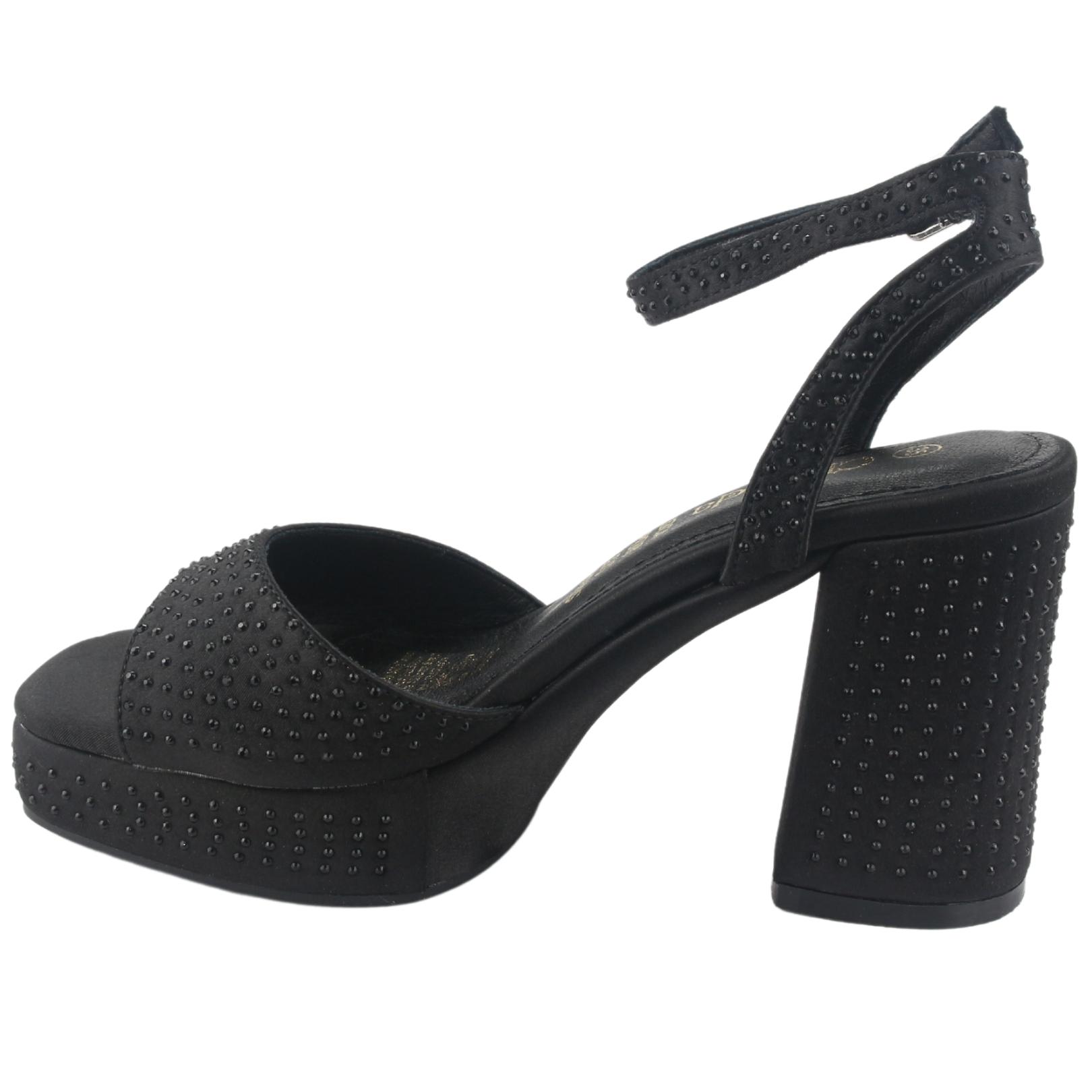 SANDALIAS MUJER CHALADA SUSSI-4 NEGRO CASUAL - 2