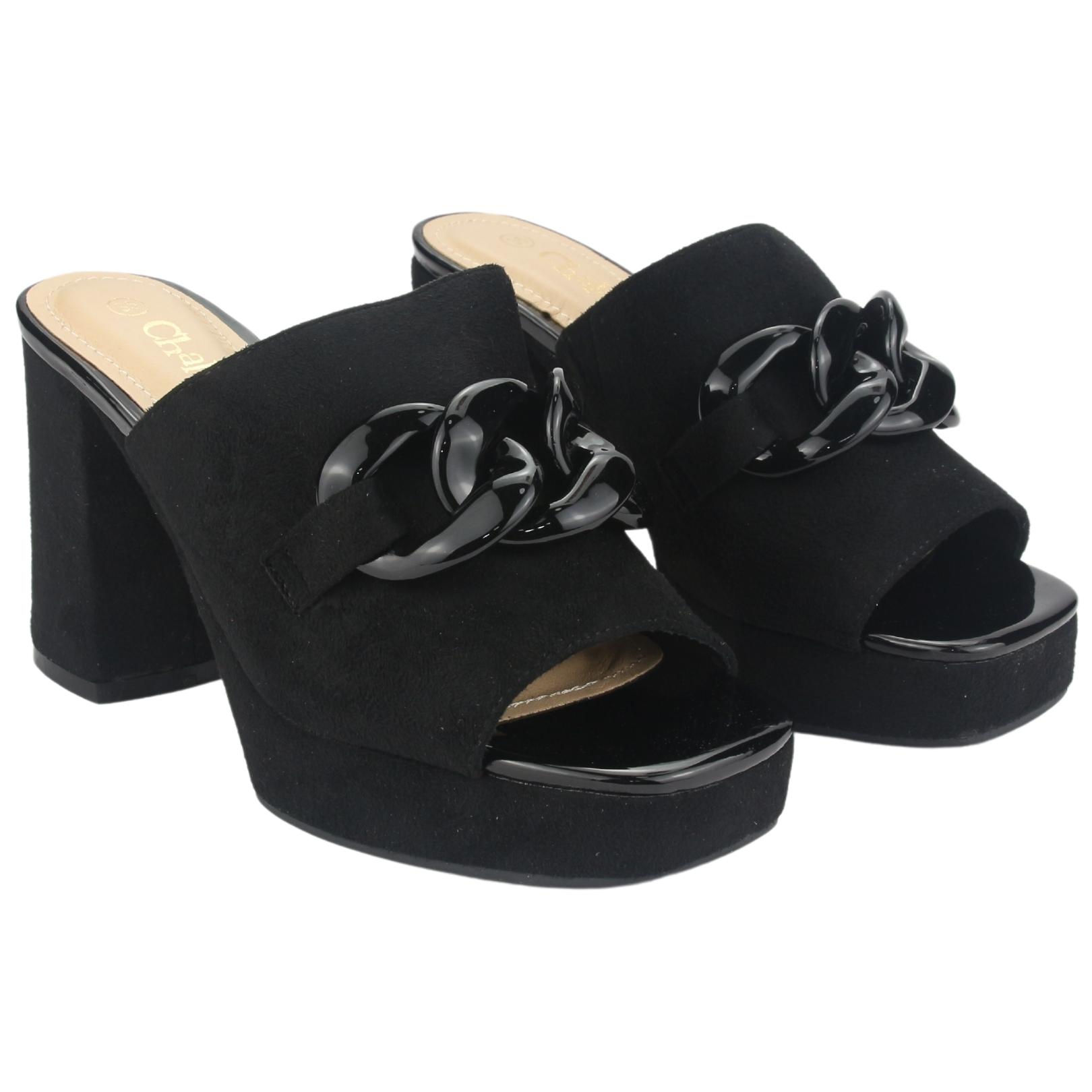 SANDALIAS MUJER CHALADA SUSSI-2 NEGRO CASUAL - 5