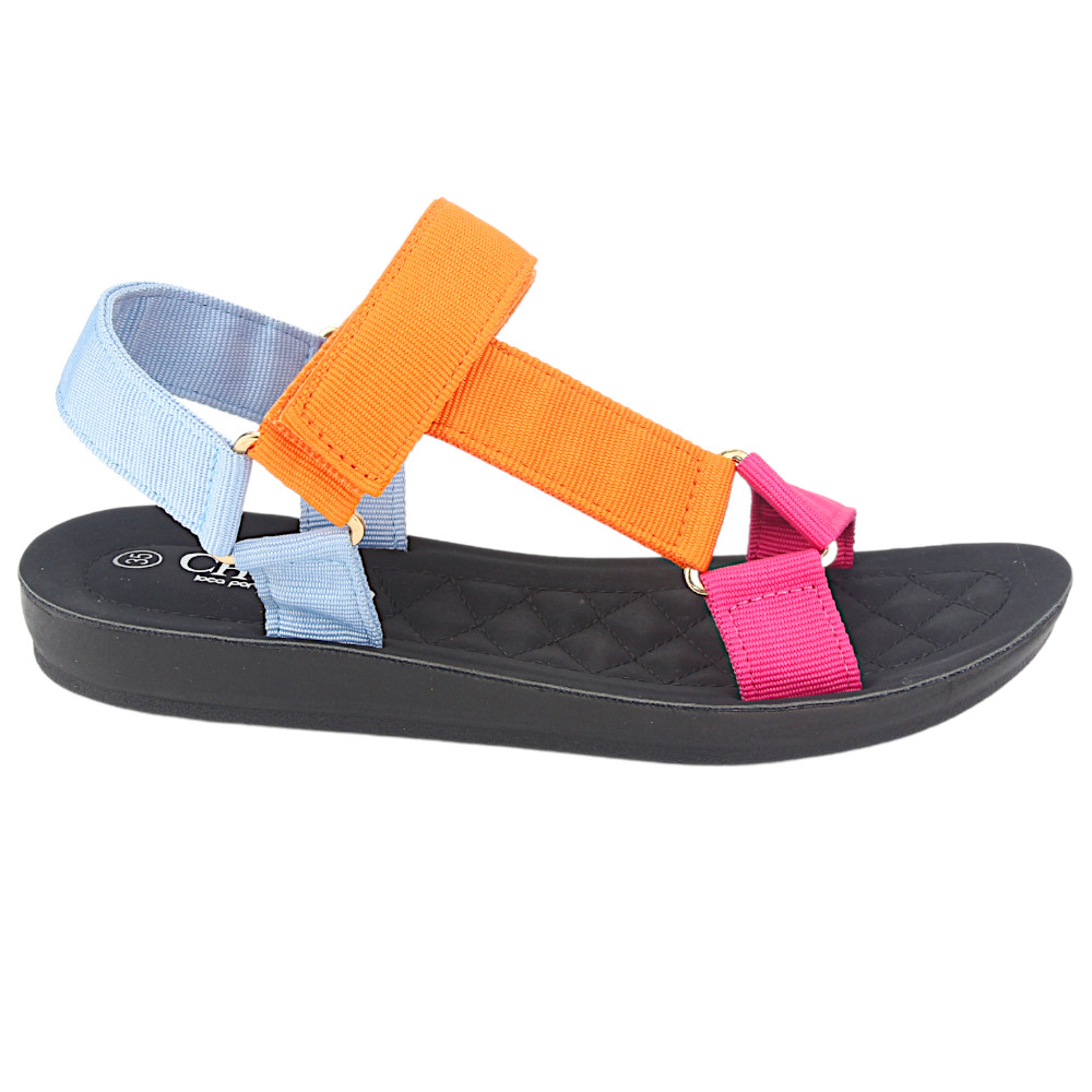 SANDALIAS MUJER CHALADA TEXTIL QUANTA-11 MULTI CASUAL - 1