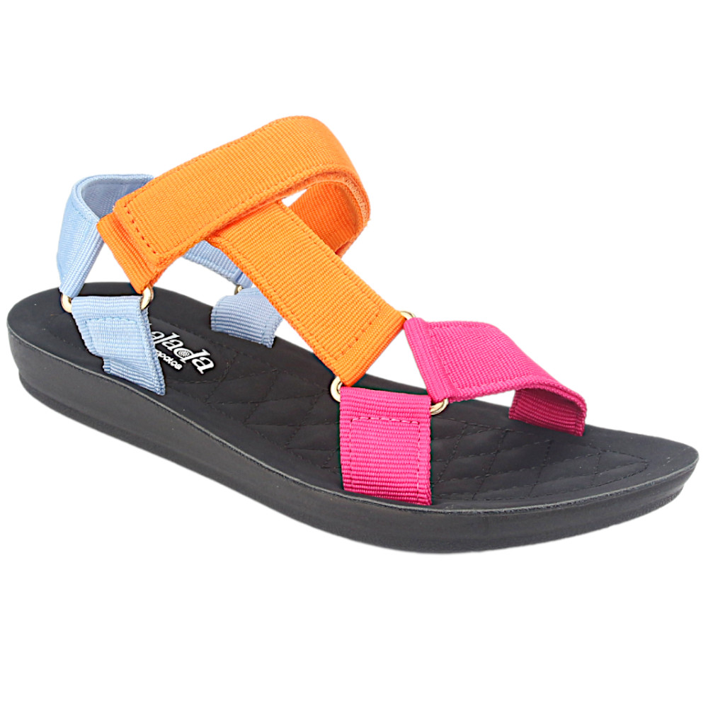 SANDALIAS MUJER CHALADA TEXTIL QUANTA-11 MULTI CASUAL - 3
