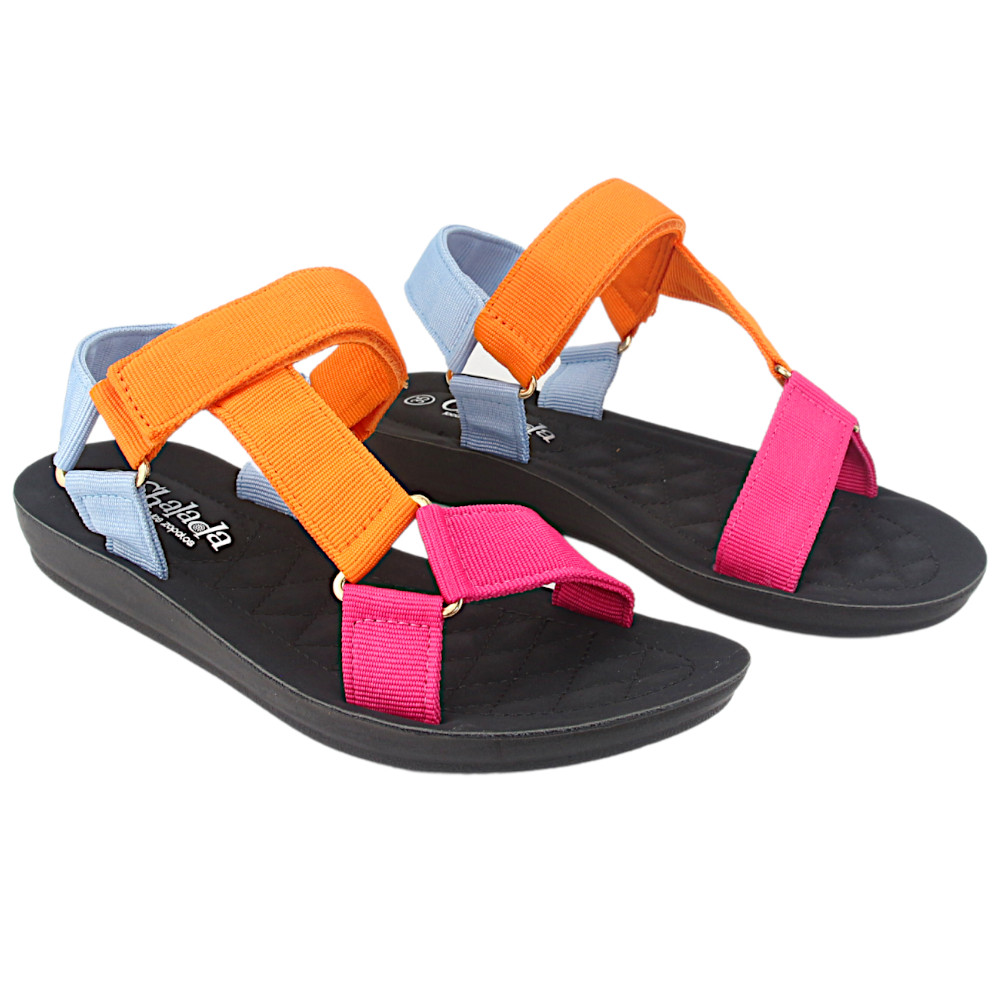 SANDALIAS MUJER CHALADA TEXTIL QUANTA-11 MULTI CASUAL - 4