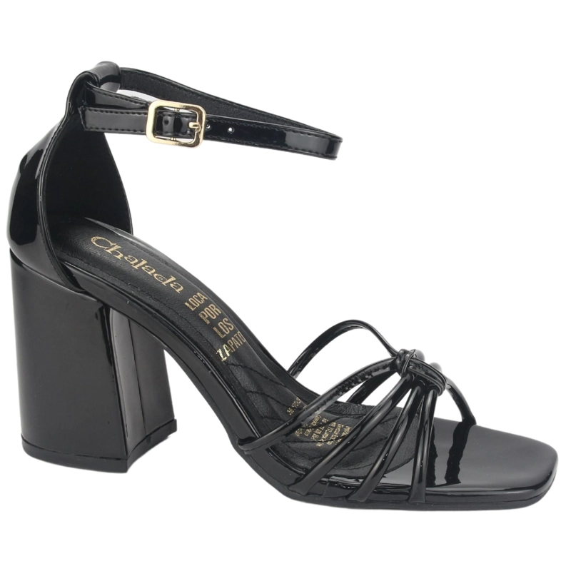 SANDALIAS MUJER CHALADA VIRK-17 NEGRO CASUAL - 1
