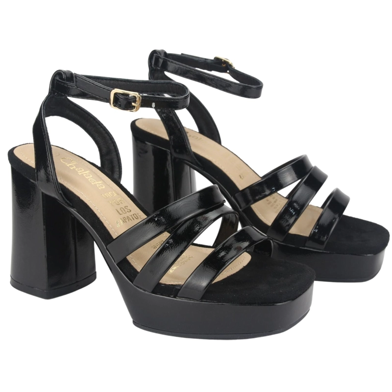 SANDALIAS MUJER CHALADA SUSSI-3 NEGRO CASUAL - 4
