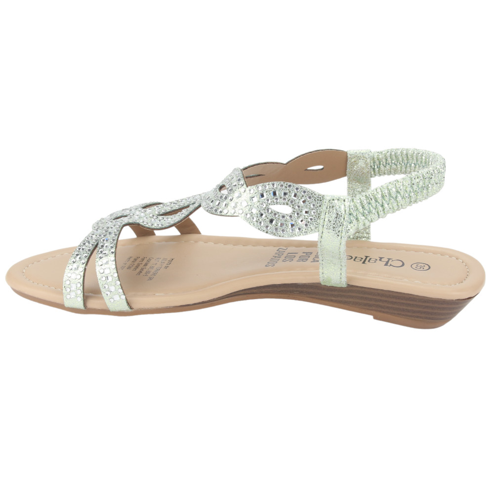 SANDALIAS MUJER CHALADA CALL-16 MENTA CASUAL - 2