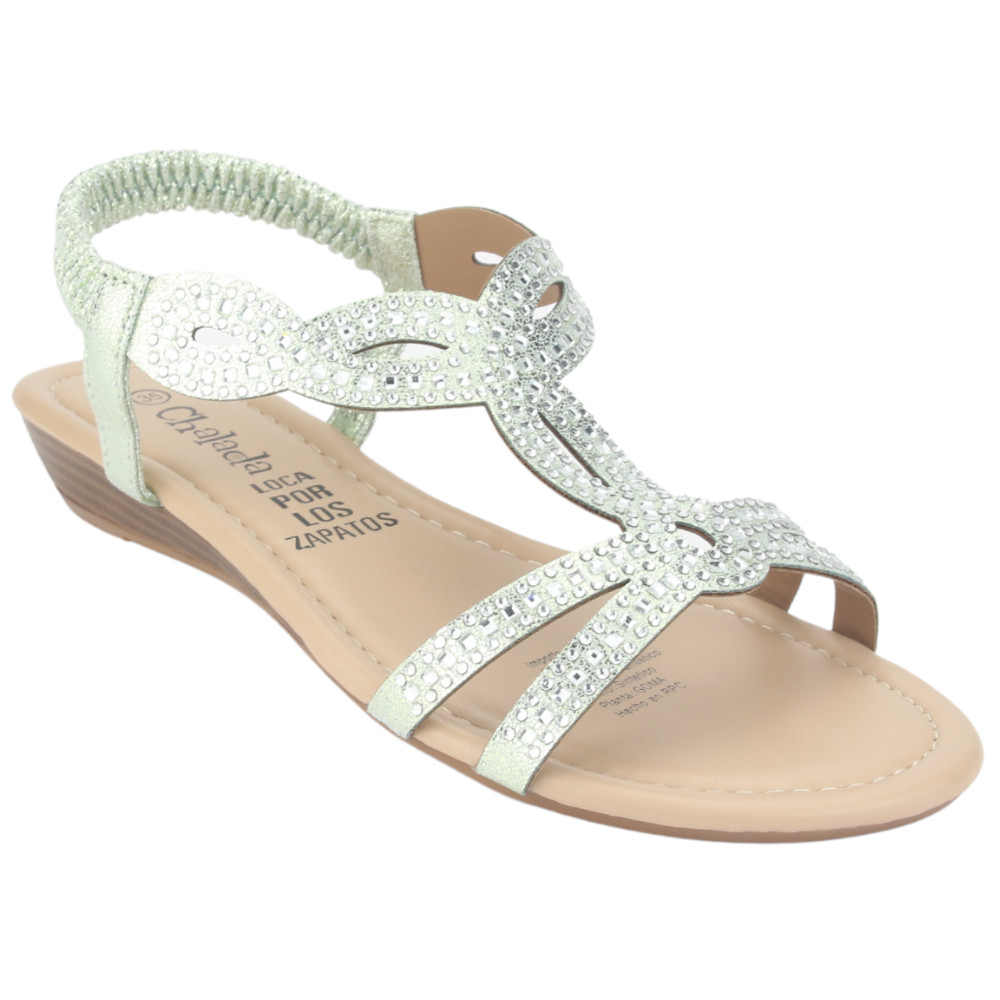 SANDALIAS MUJER CHALADA CALL-16 MENTA CASUAL - 4