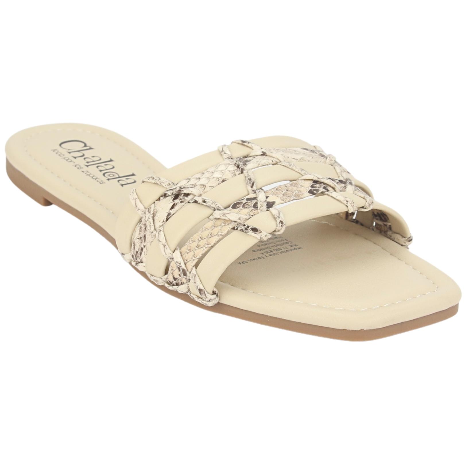 SANDALIAS MUJER CHALADA GRILLO-1 BEIGE CASUAL - 3