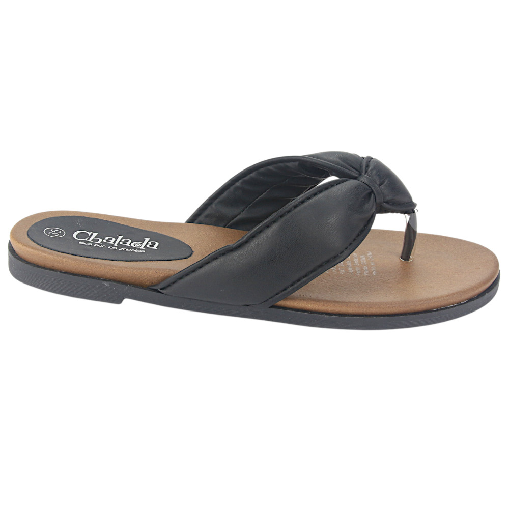 SANDALIAS MUJER CHALADA PRELA-11 NEGRO CASUAL - 1