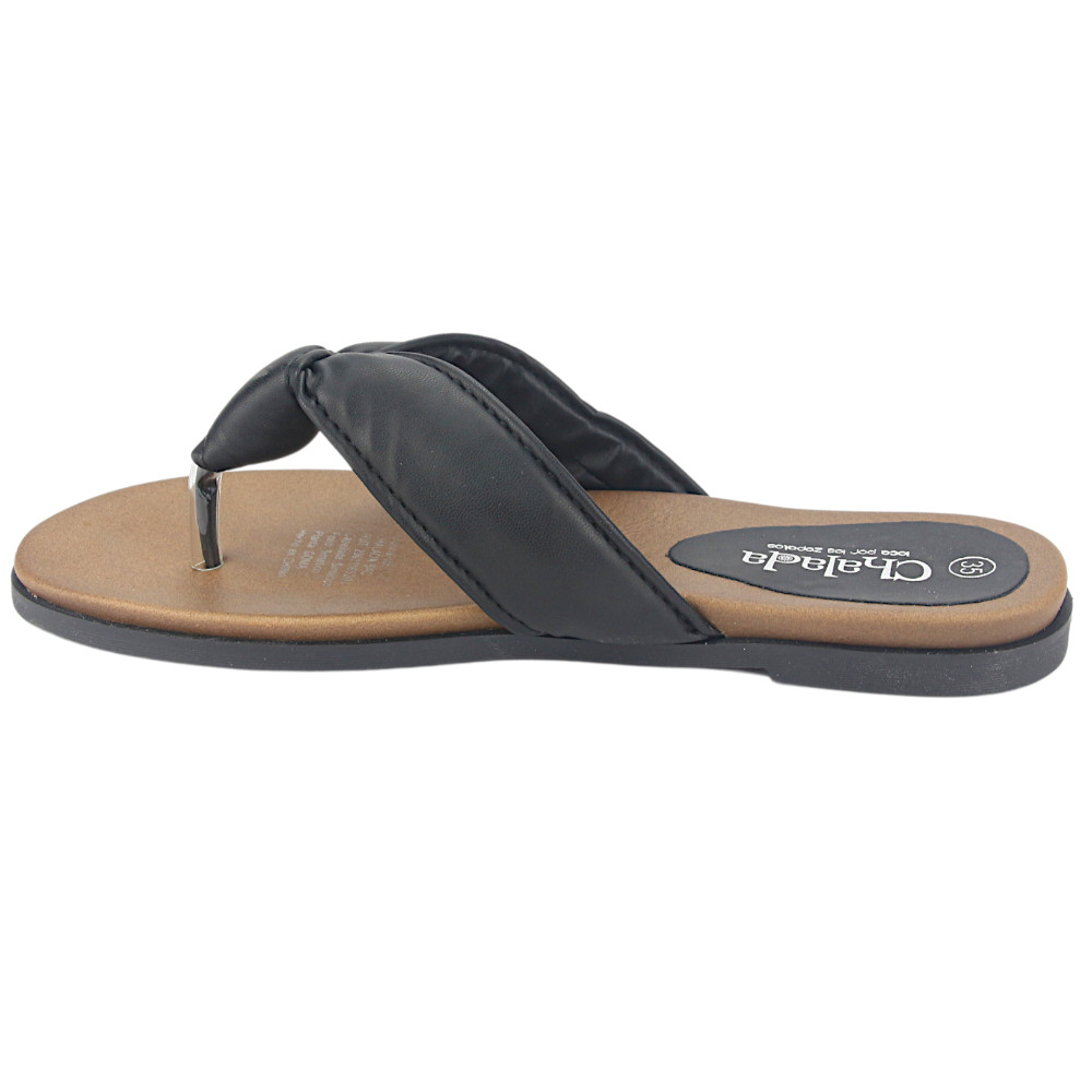 SANDALIAS MUJER CHALADA PRELA-11 NEGRO CASUAL - 2