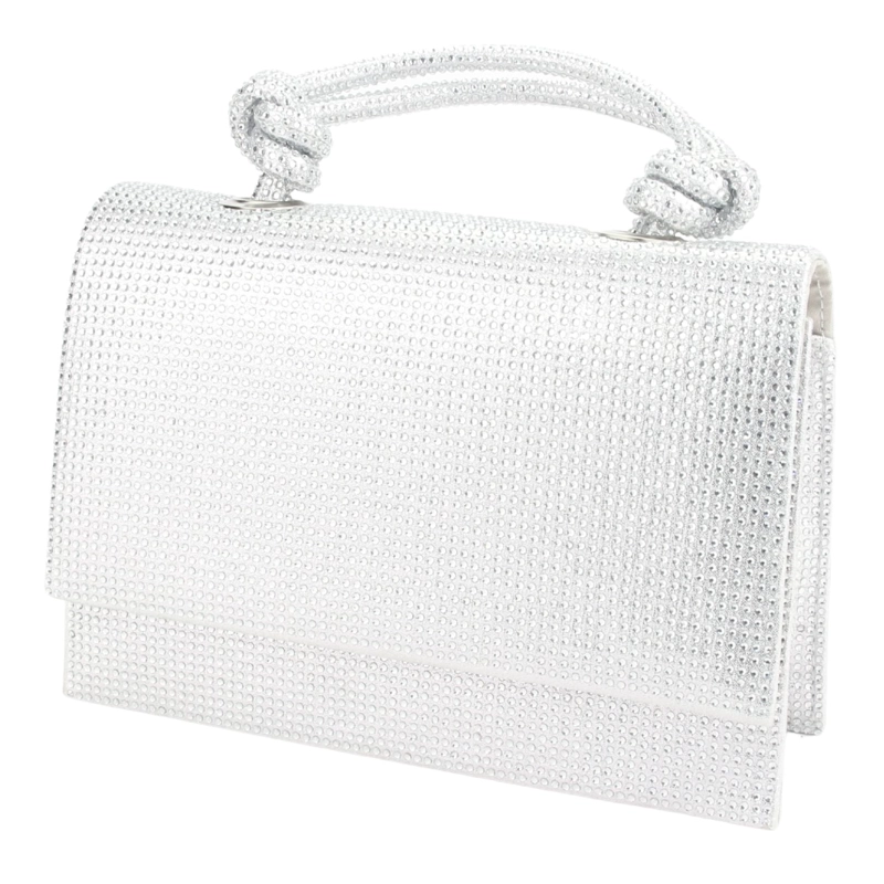 CARTERA PLATEADO MUJER MODA CHALADA - 3