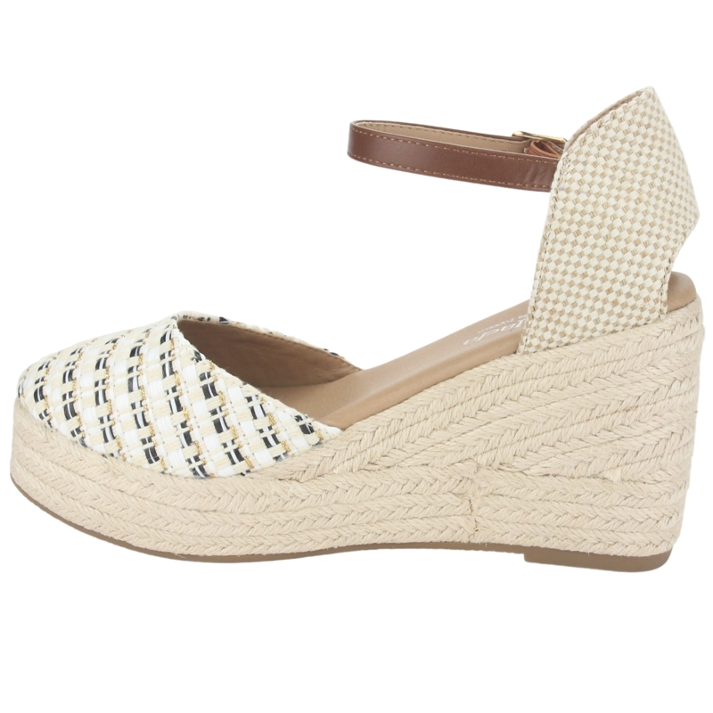 ALPARGATAS MUJER CHALADA TEXTIL DIJON-5 BLANCO CASUAL - 2