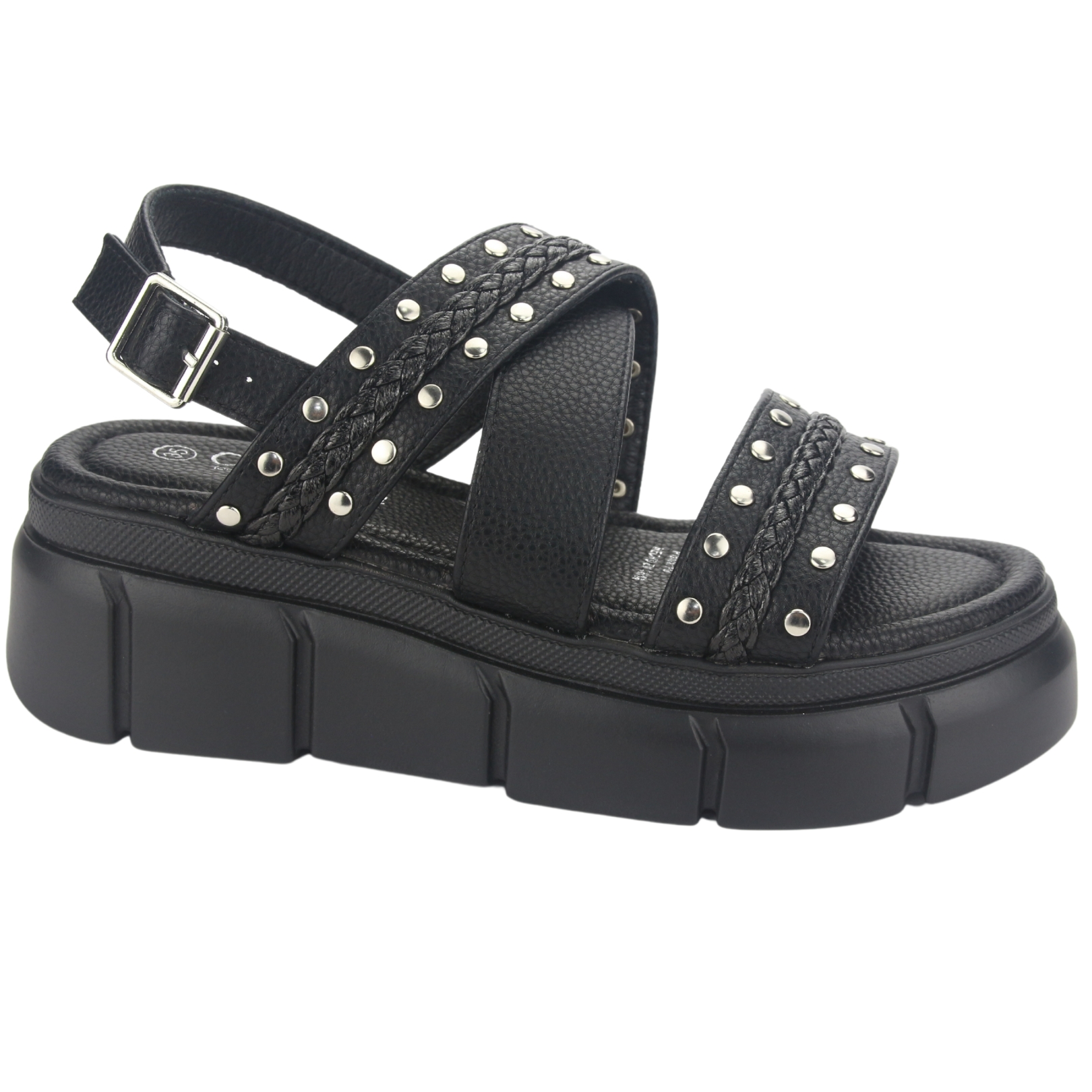 SANDALIAS MUJER CHALADA VISA-2 NEGRO CASUAL - 1