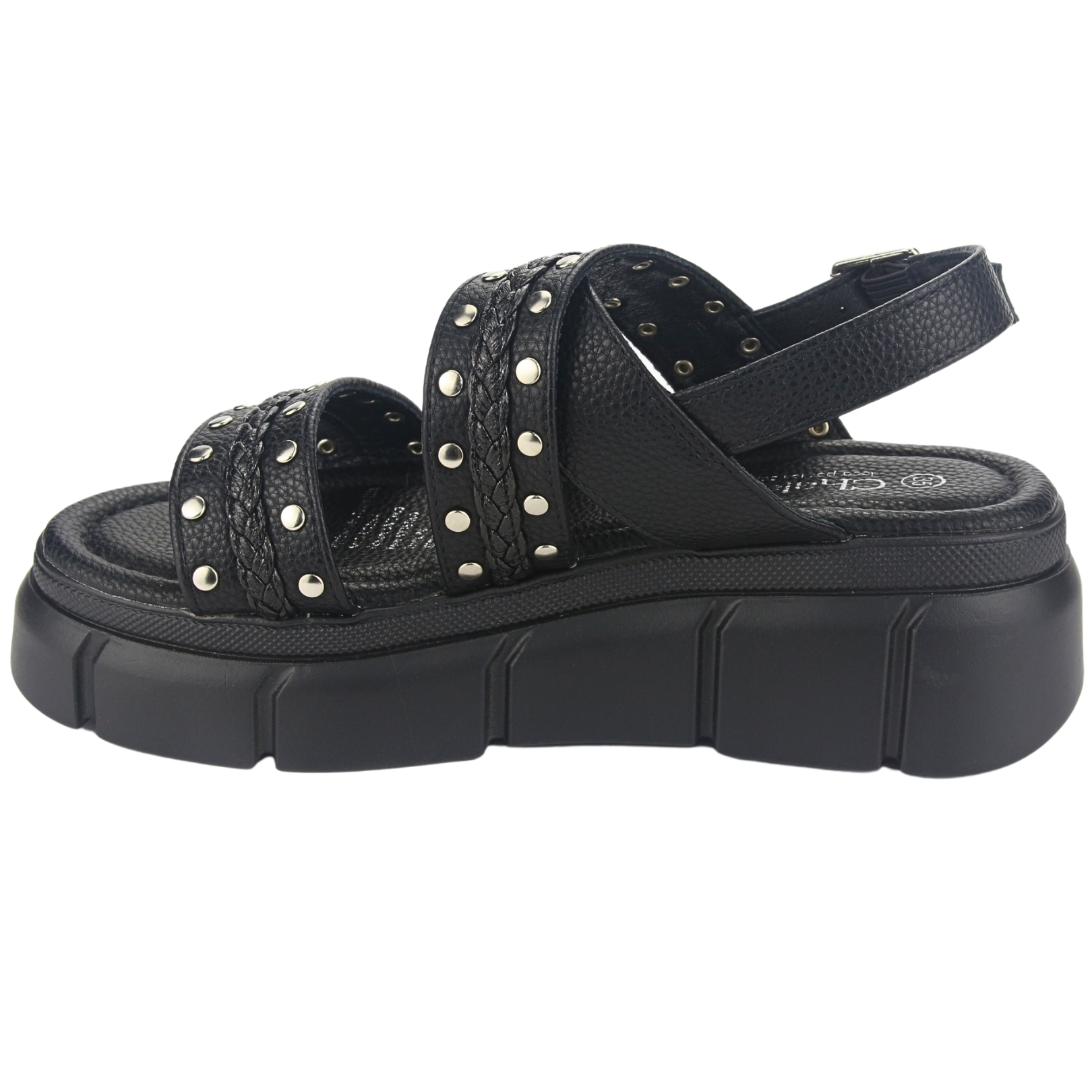 SANDALIAS MUJER CHALADA VISA-2 NEGRO CASUAL - 2