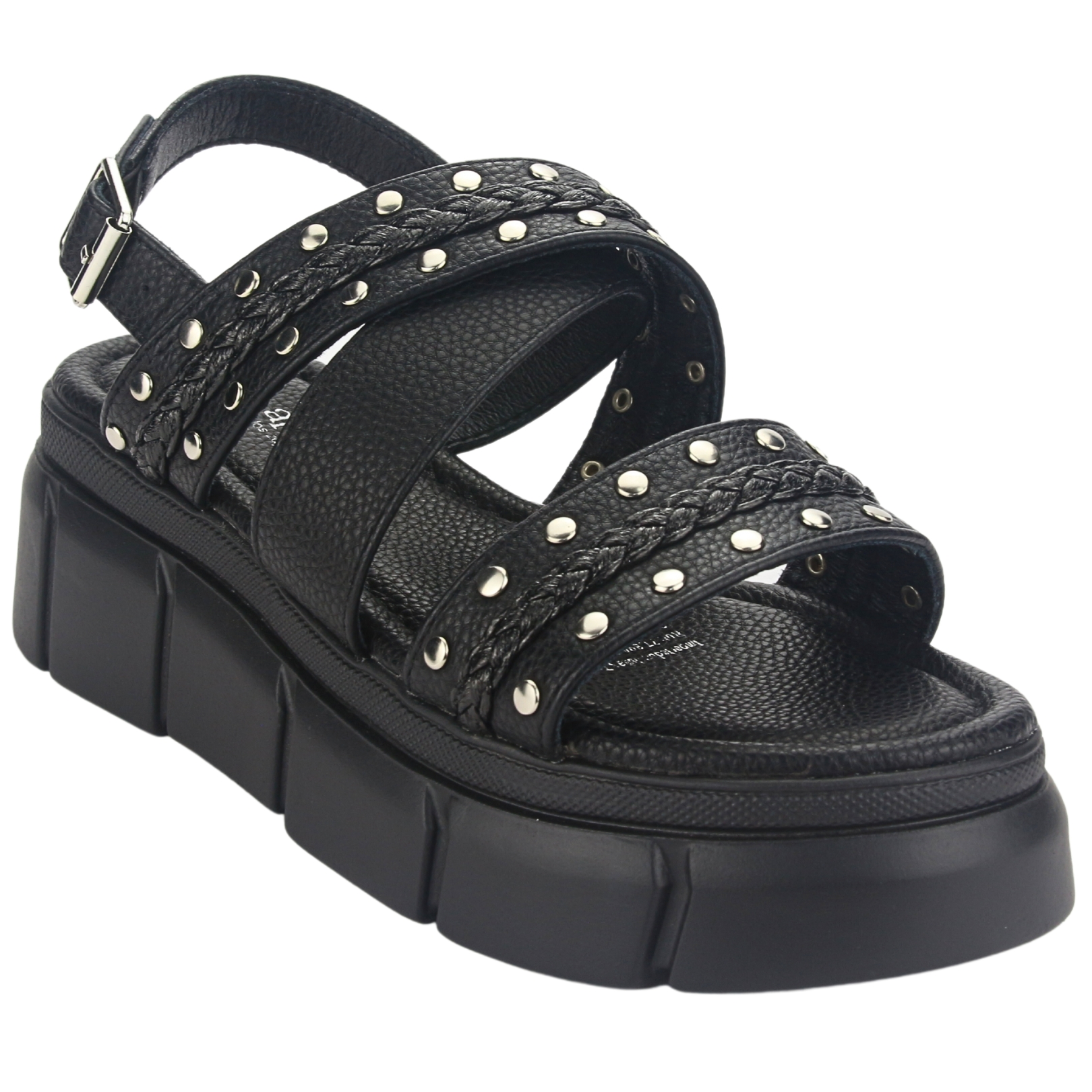 SANDALIAS MUJER CHALADA VISA-2 NEGRO CASUAL - 3