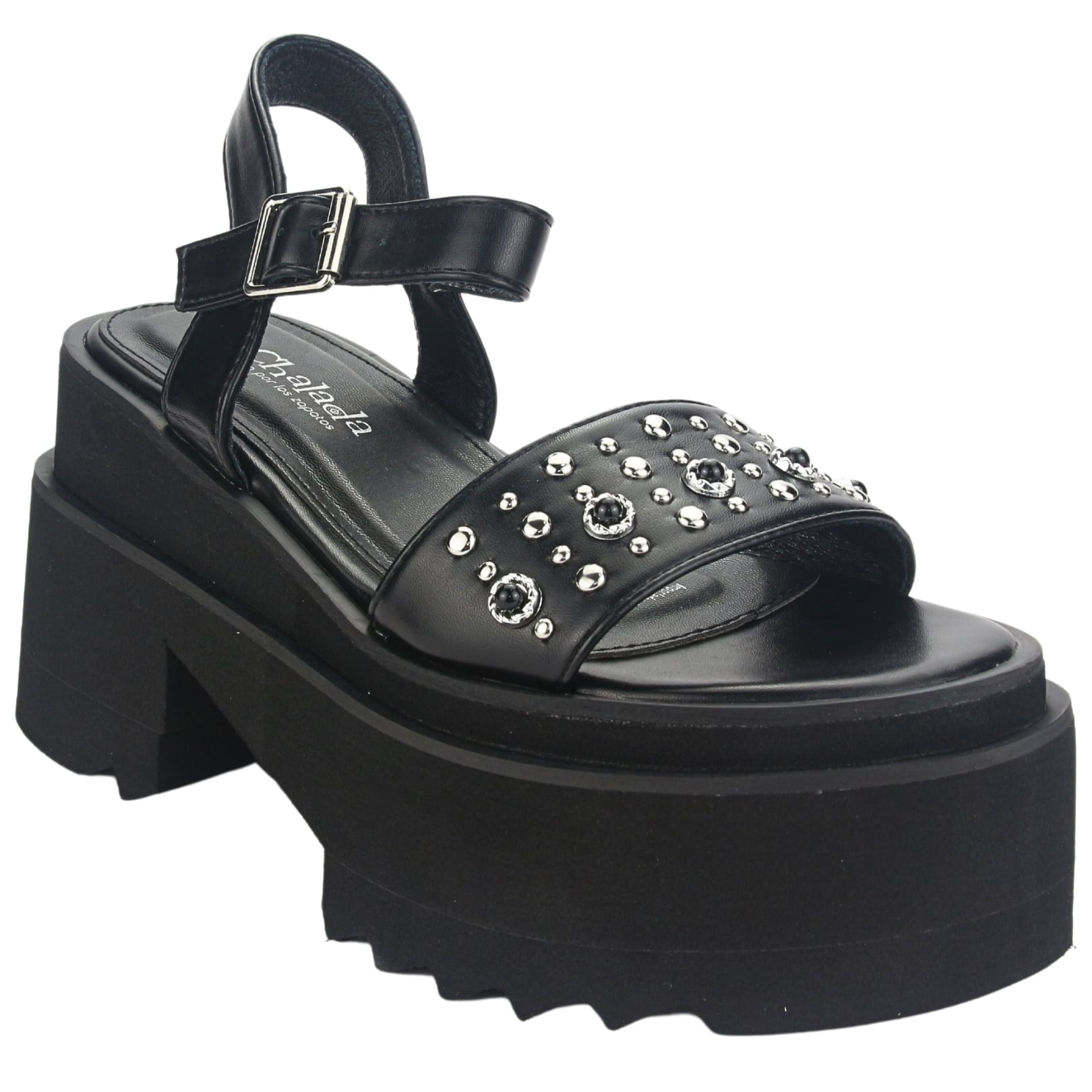SANDALIAS MUJER CHALADA WURT-5 NEGRO CASUAL - 3