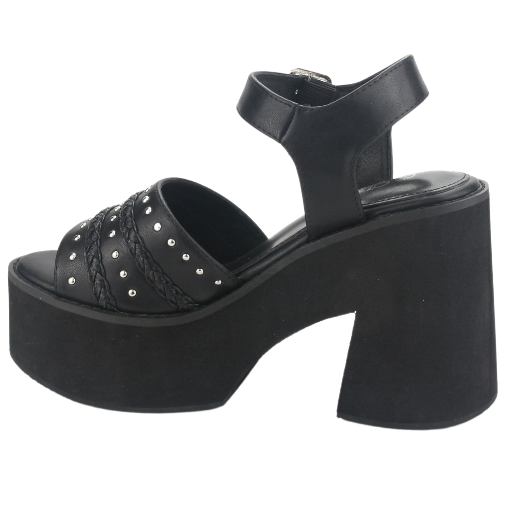 SANDALIAS MUJER CHALADA WAKE-1 NEGRO CASUAL - 2