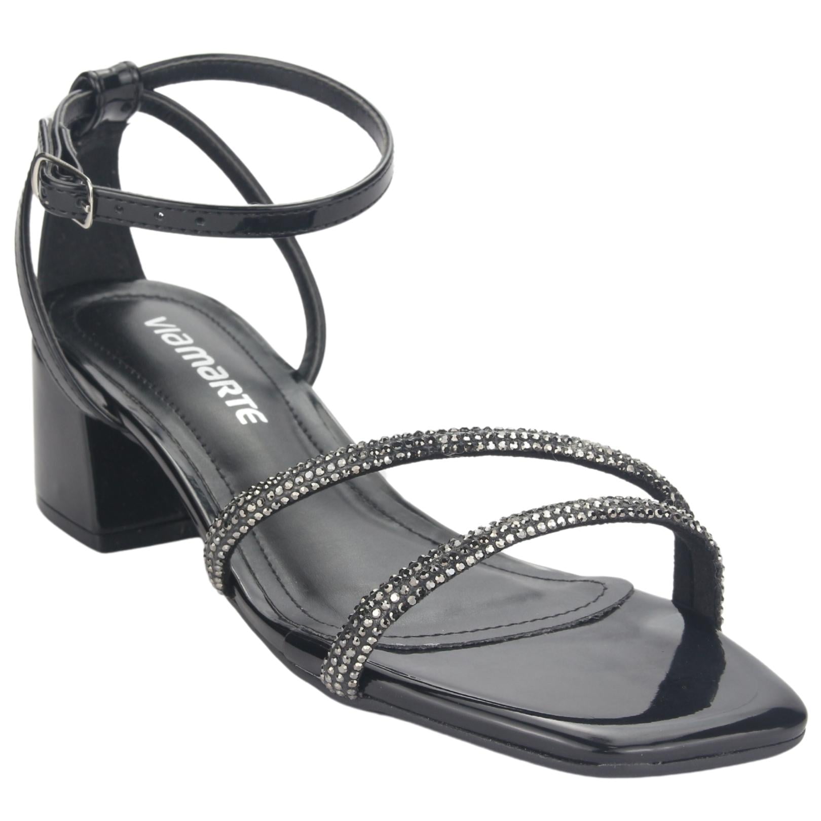 SANDALIAS MUJER VIA MARTE 23-9804 V PRETO CASUAL - 3