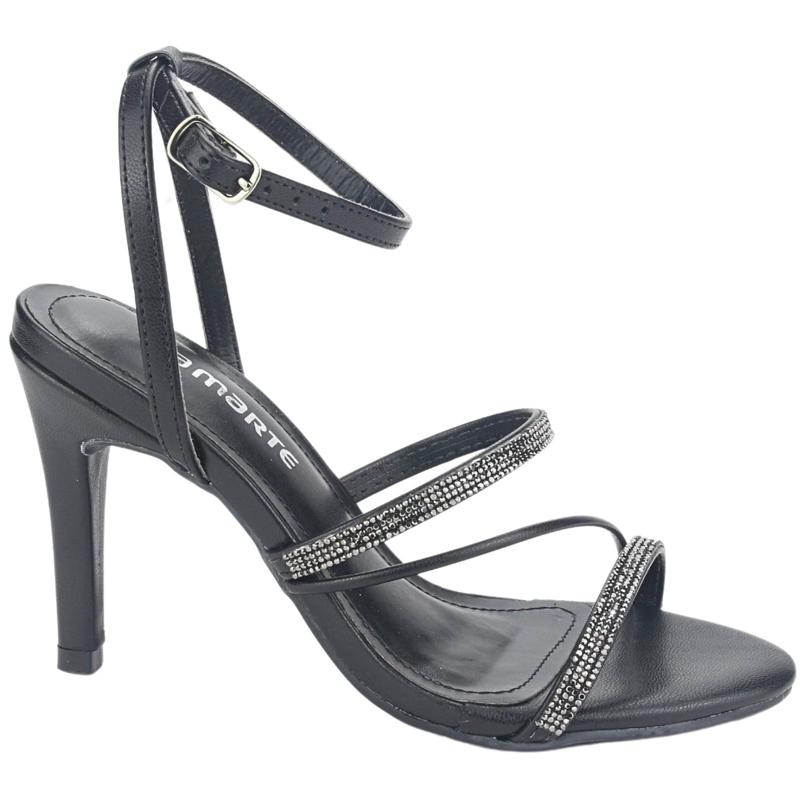 SANDALIAS MUJER VIA MARTE 23-17704 PRETO CASUAL - 1