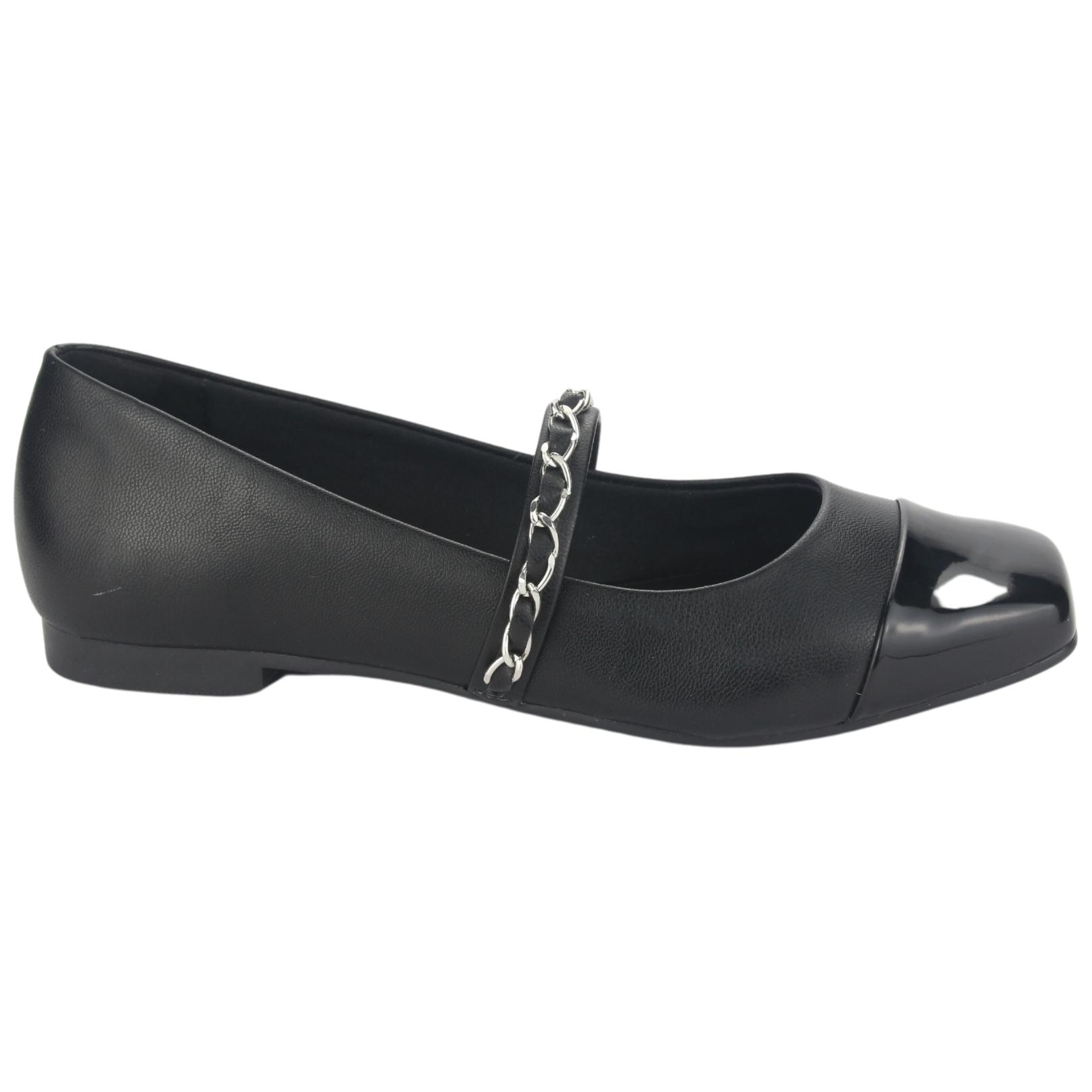 ZAPATOS MUJER VIA MARTE 23-13206 V PRETO CASUAL - 1