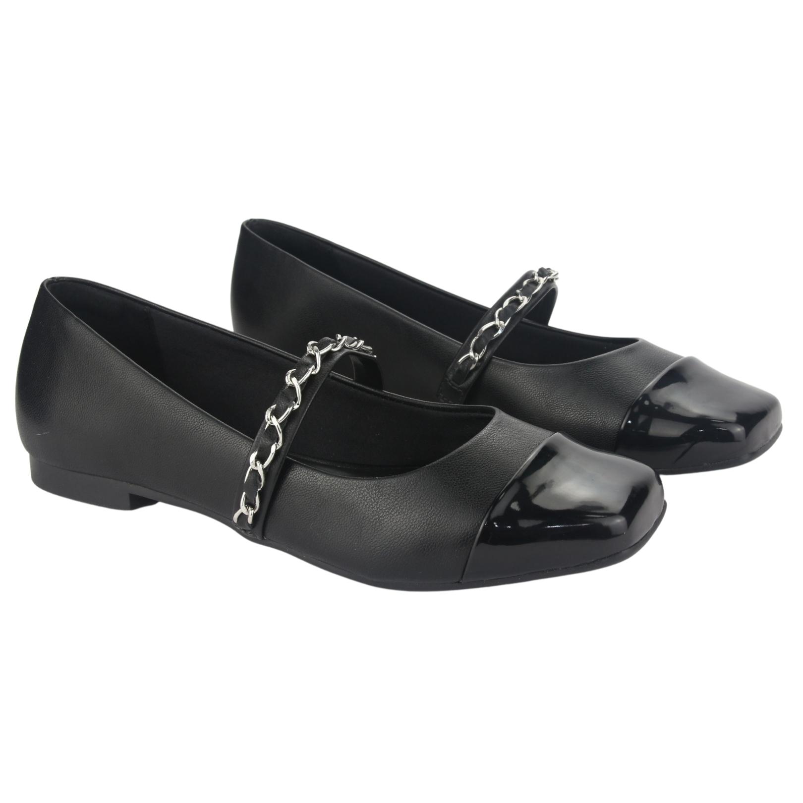 ZAPATOS MUJER VIA MARTE 23-13206 V PRETO CASUAL - 4