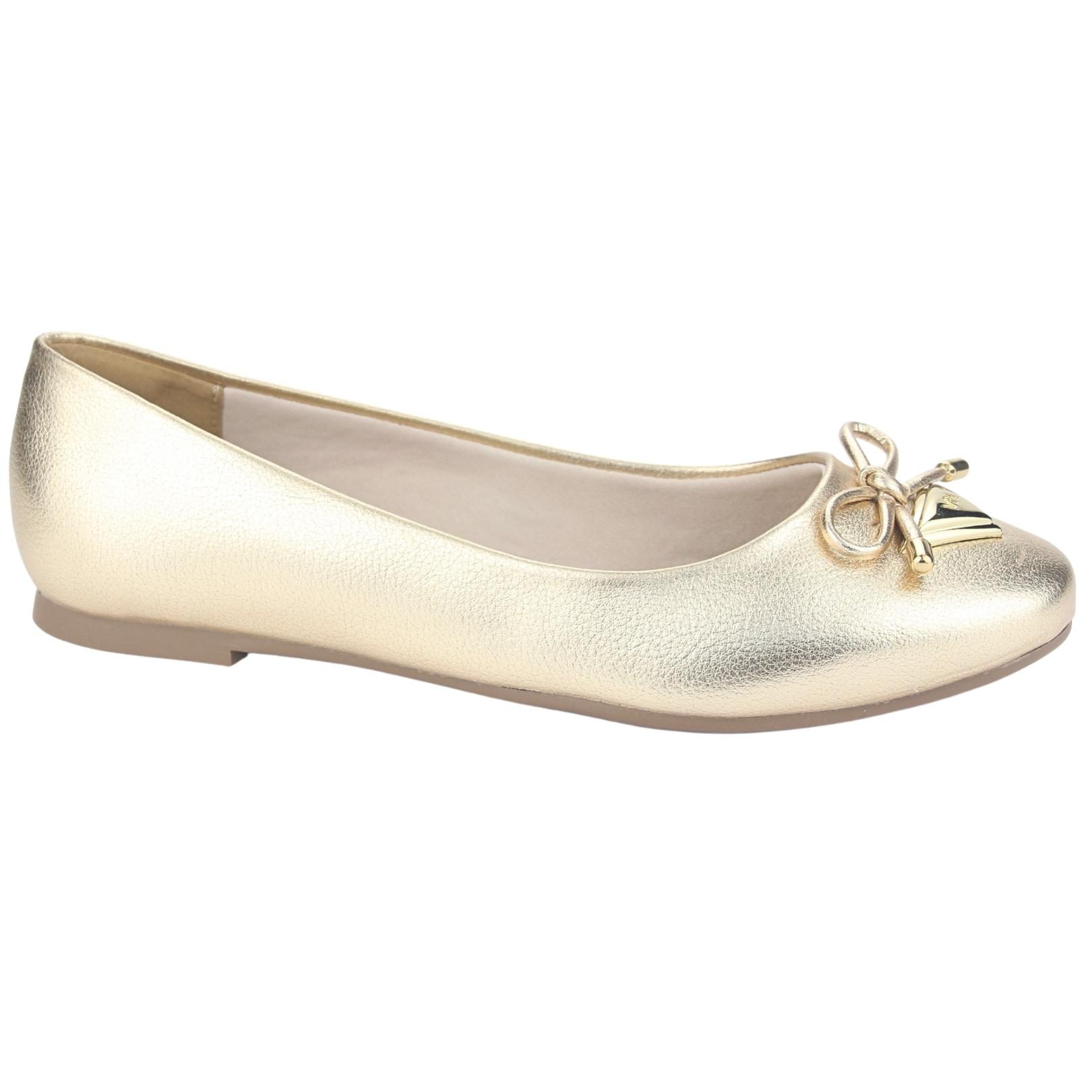 BALLERINA VIA MARTE MUJER 23-13003 GOLD CASUAL - 1