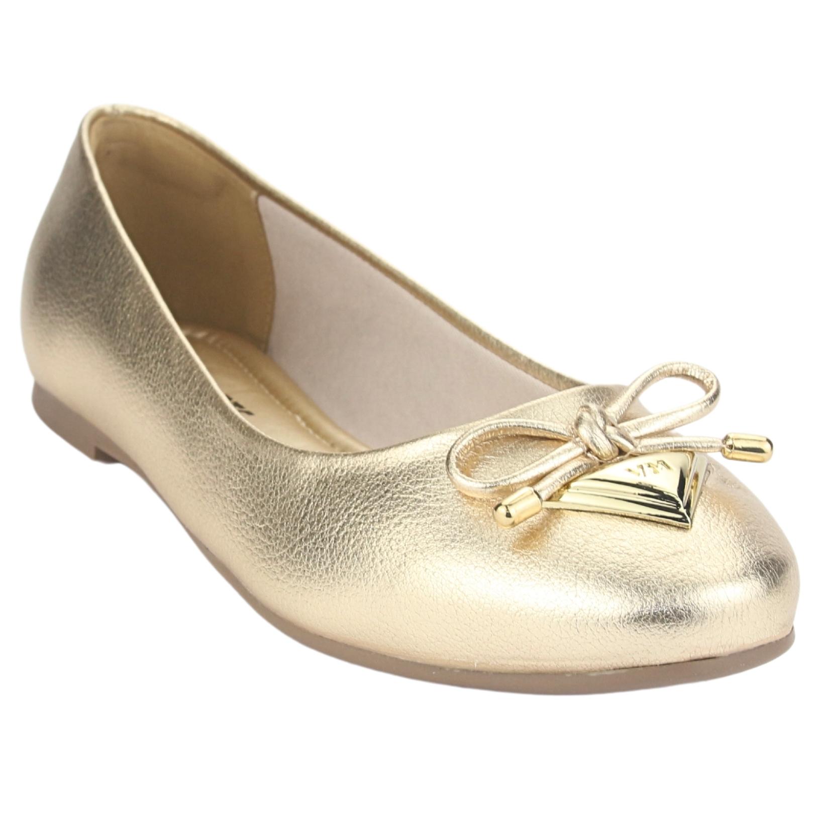 BALLERINA VIA MARTE MUJER 23-13003 GOLD CASUAL - 3