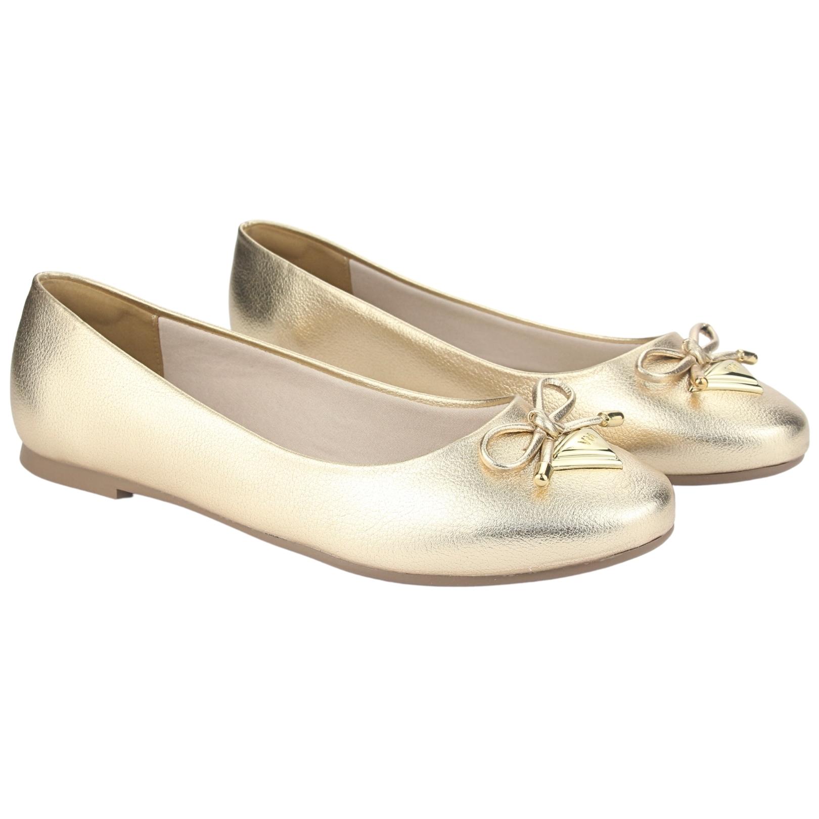BALLERINA VIA MARTE MUJER 23-13003 GOLD CASUAL - 4