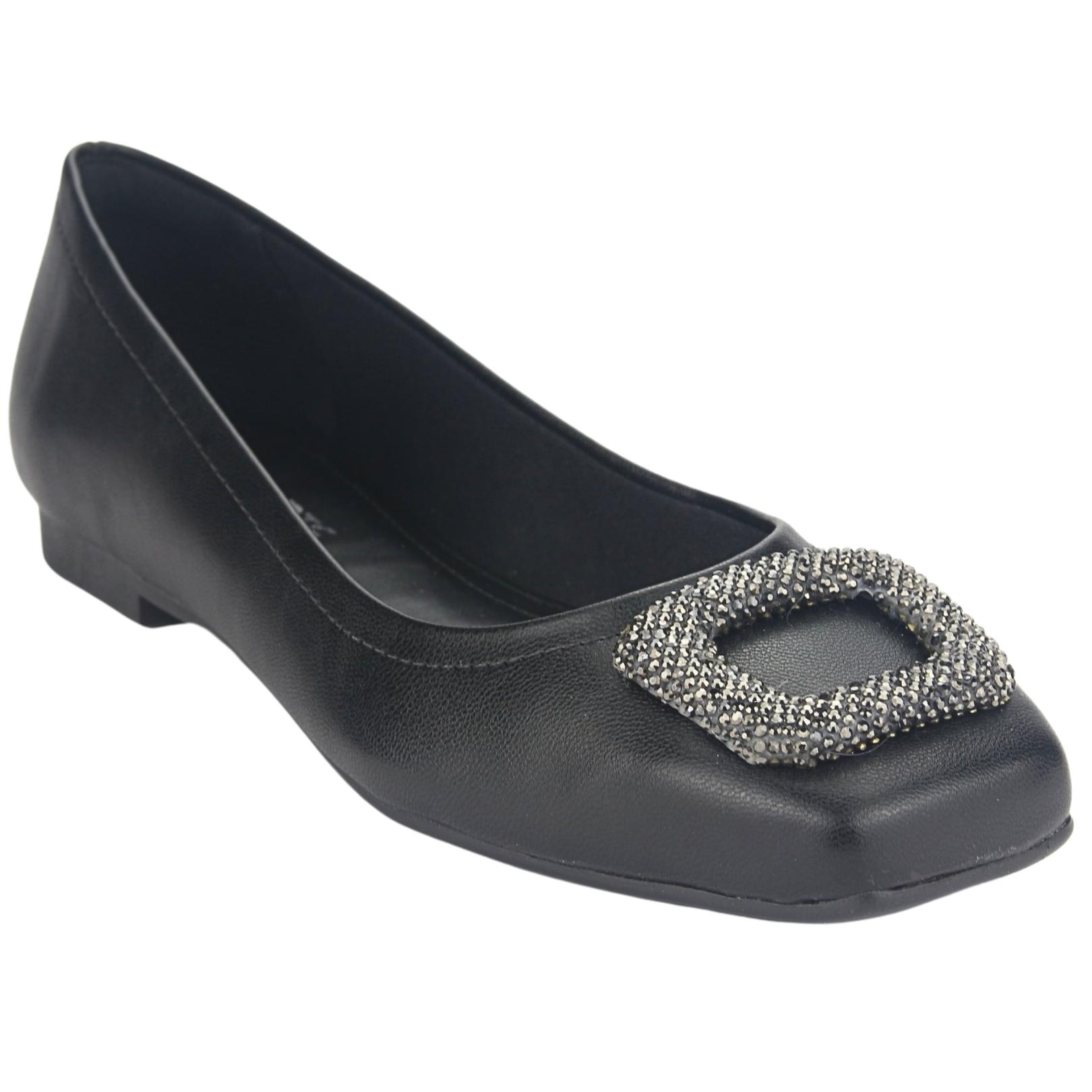 ZAPATOS MUJER VIA MARTE 23-13204 N PRETO CASUAL - 3