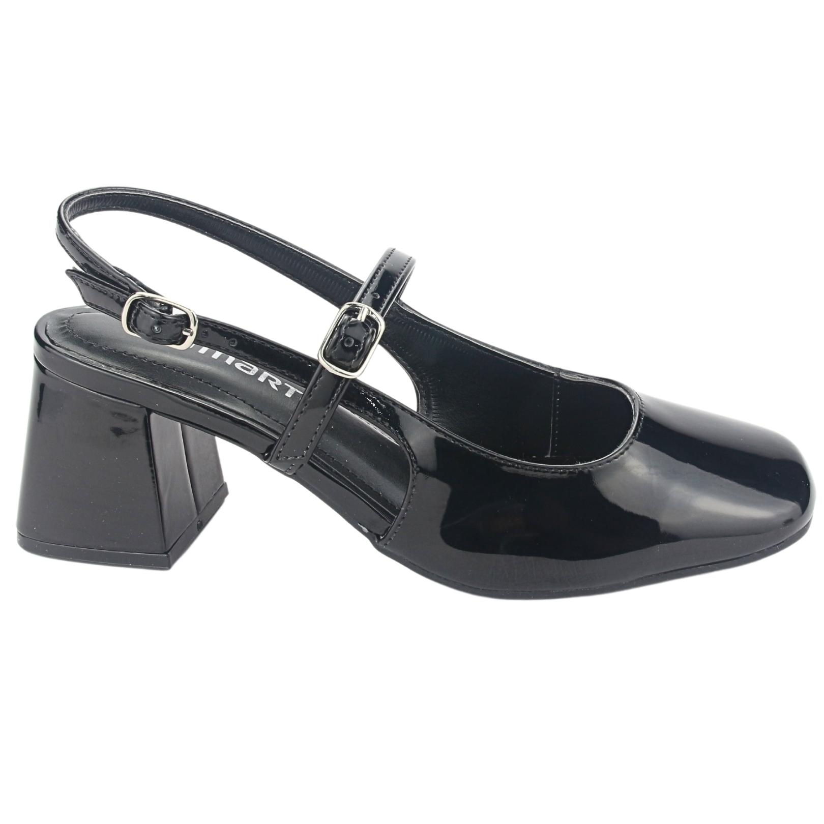 ZAPATO VIA MARTE MUJER 23-16801 V PRETO CASUAL - 1