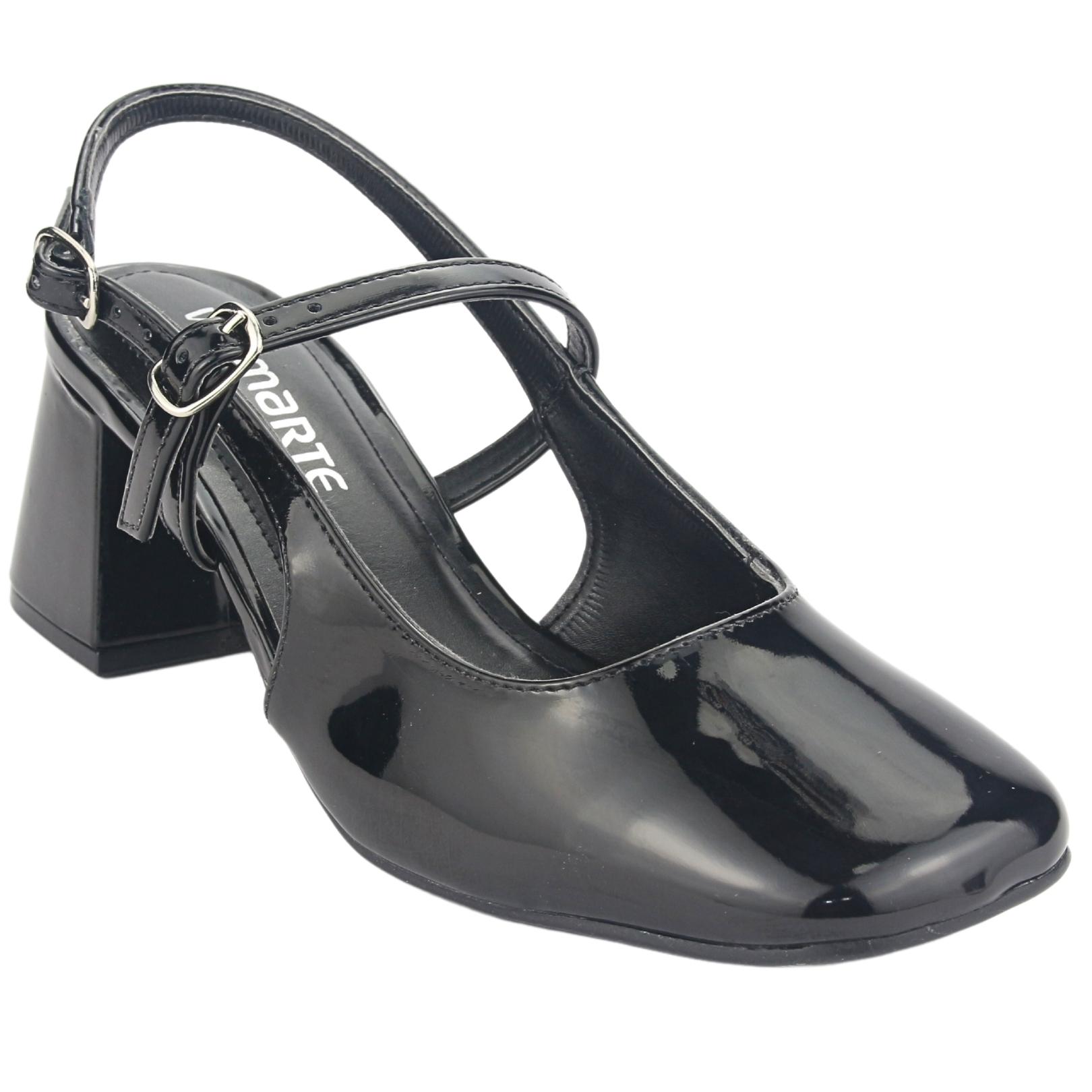 ZAPATO VIA MARTE MUJER 23-16801 V PRETO CASUAL - 3